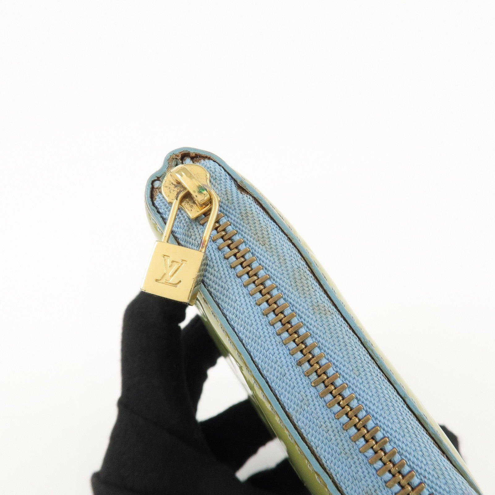 Louis Vuitton Monogram Vernis Set of 2 Wallet M91173 M91016 Used