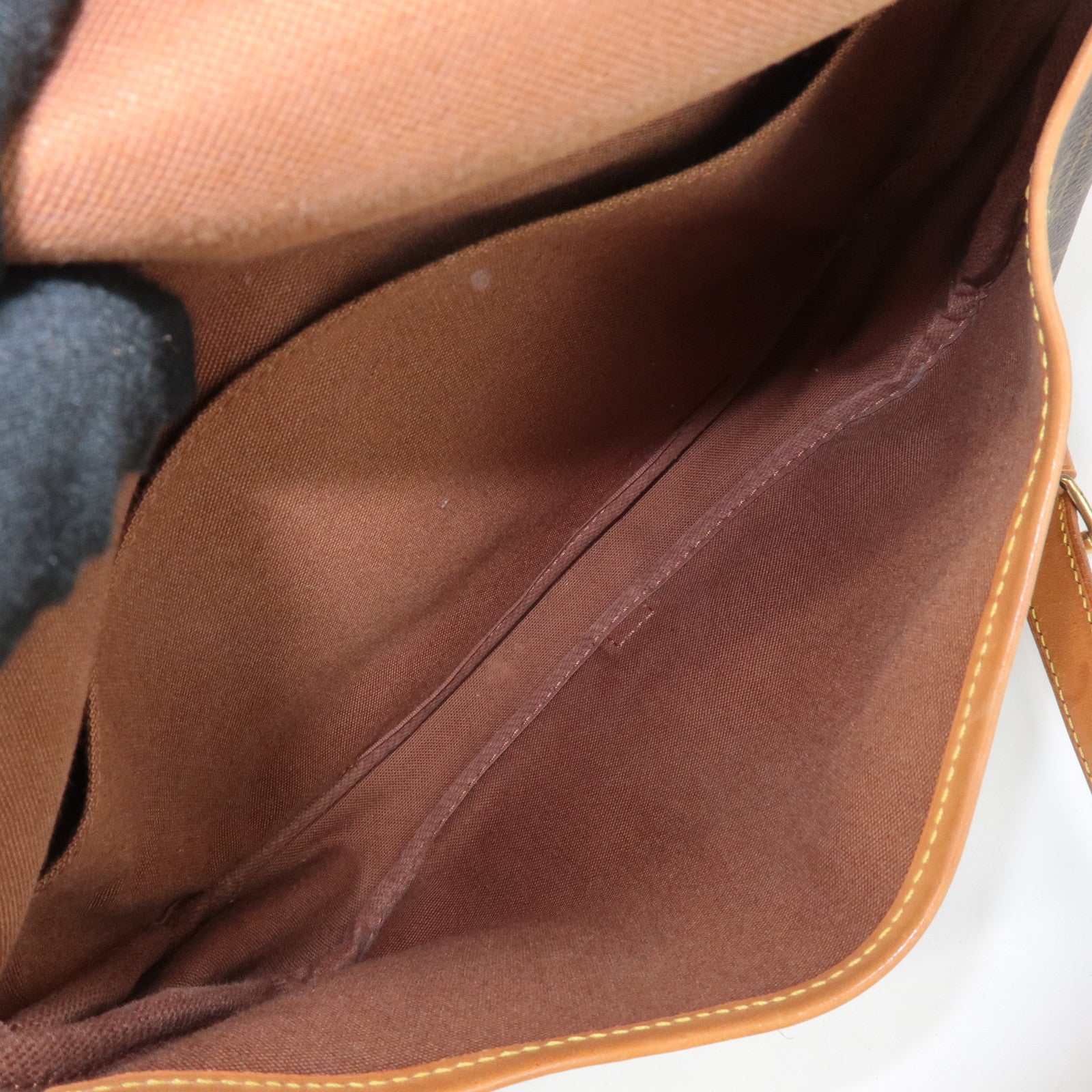 Louis Vuitton Monogram Saumur 30 Shoulder Bag Brown M42256 Used