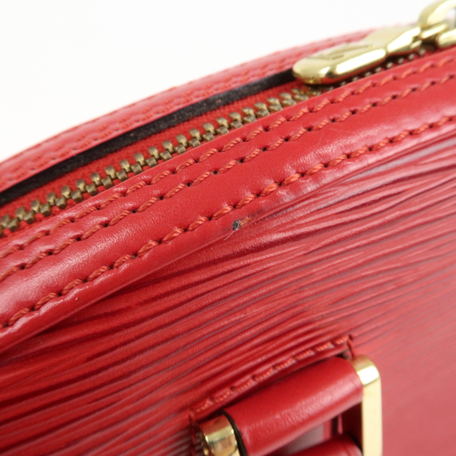 Louis Vuitton Epi Jasmine Hand Bag Castilian Red M52087 Used
