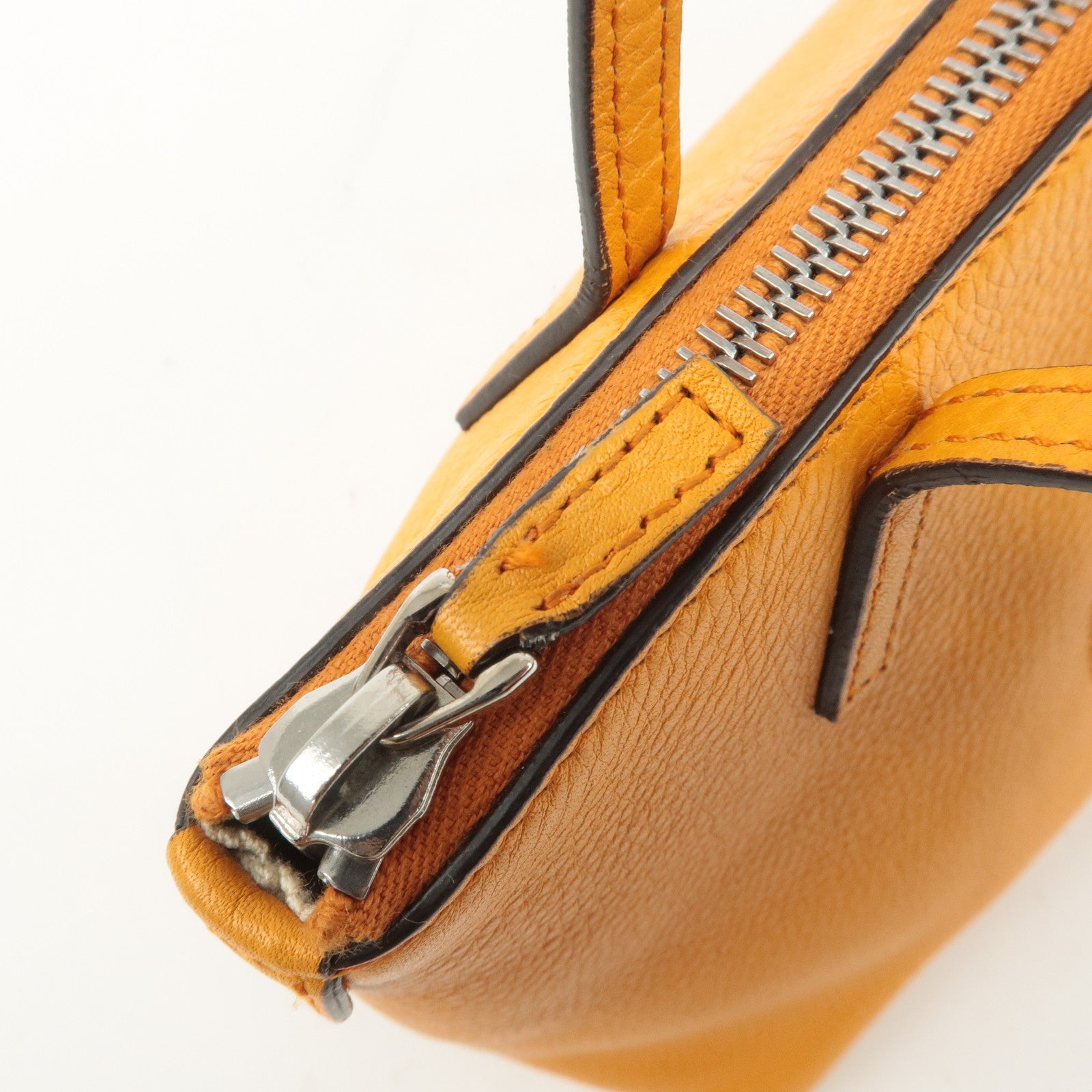 GUCCI Children SOHO Leather Tote Bag Hand Bag Orange 340618 Used