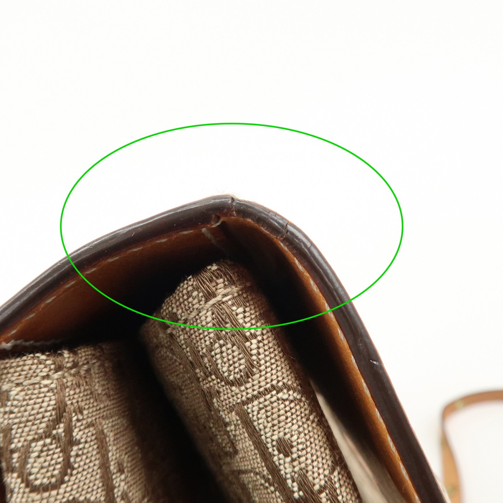 Christian Dior Trotter Street Chic Canvas Leather Shoulder Bag Used