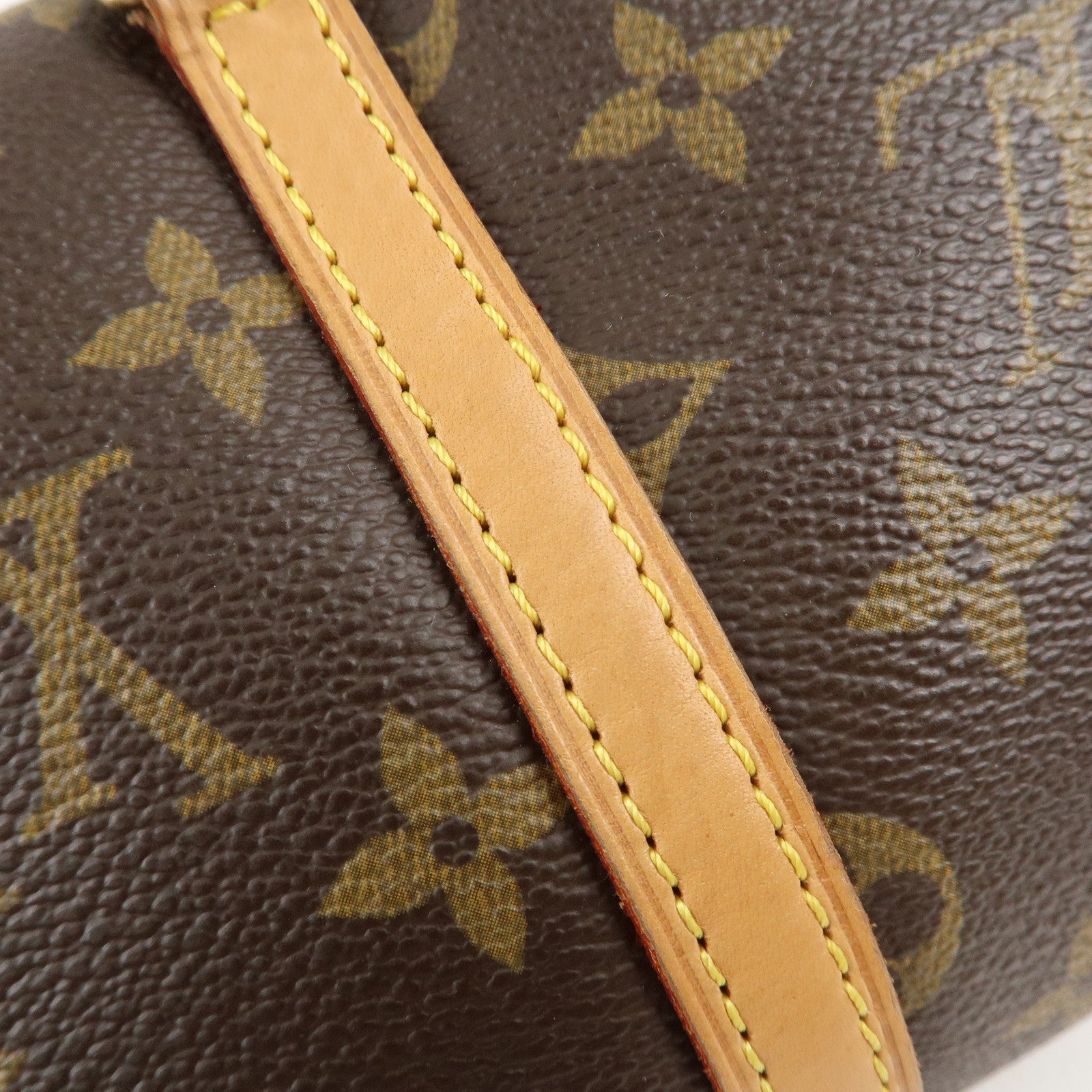 Louis Vuitton Monogram Papillon 30 Hand Bag New Style Brown M51385 Used