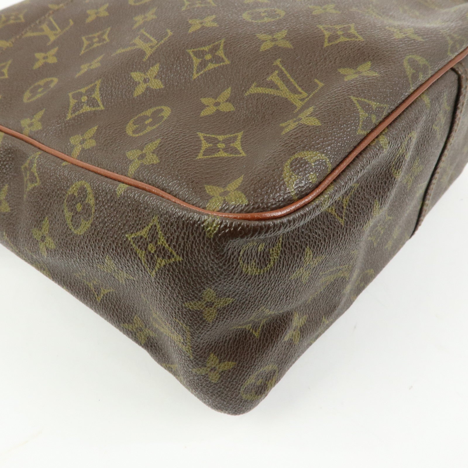 Louis Vuitton Monogram Canvas Leather Shoulder Bag Crossbody Bag