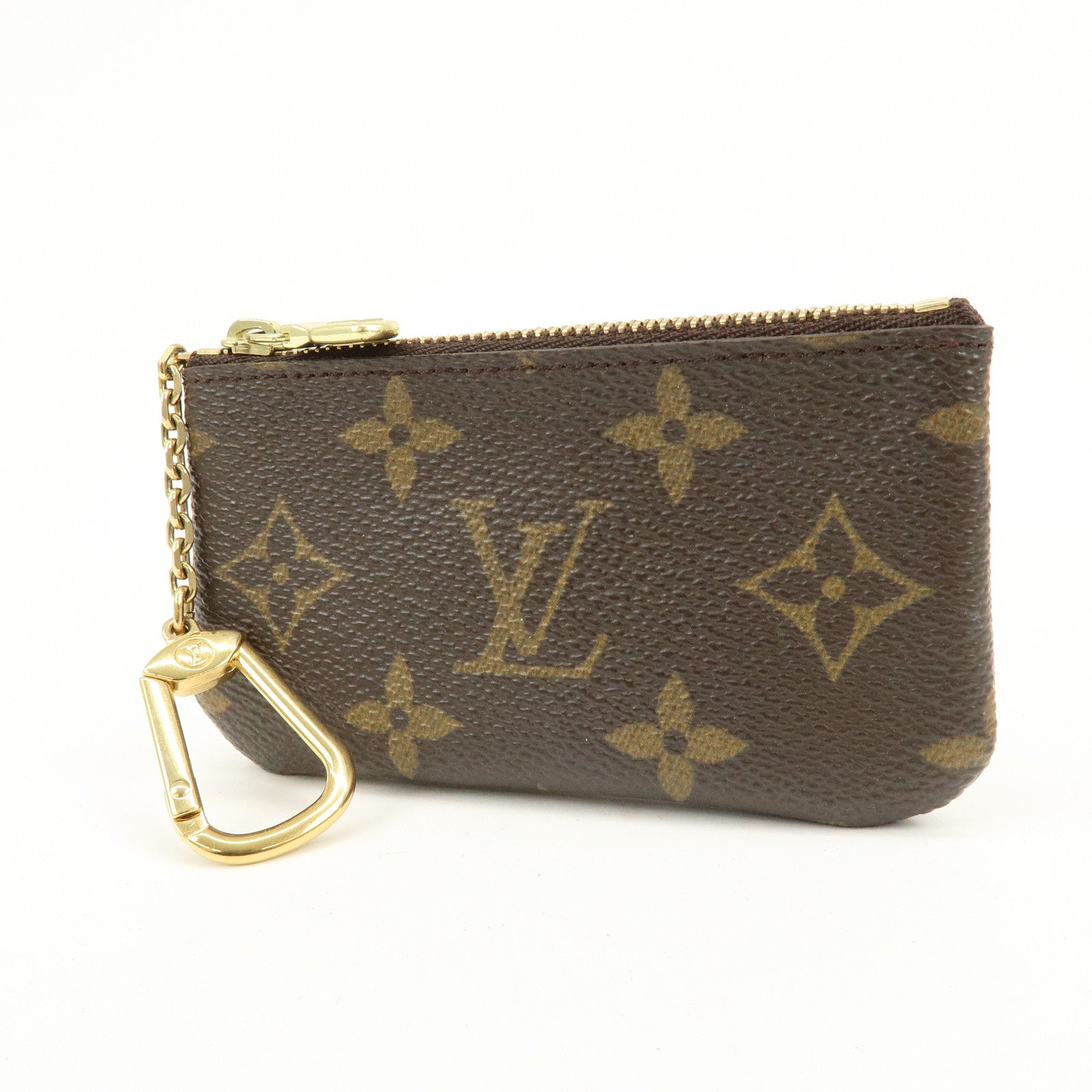 Louis Vuitton Monogram Pochette Cles Coin Case Key Case M62650