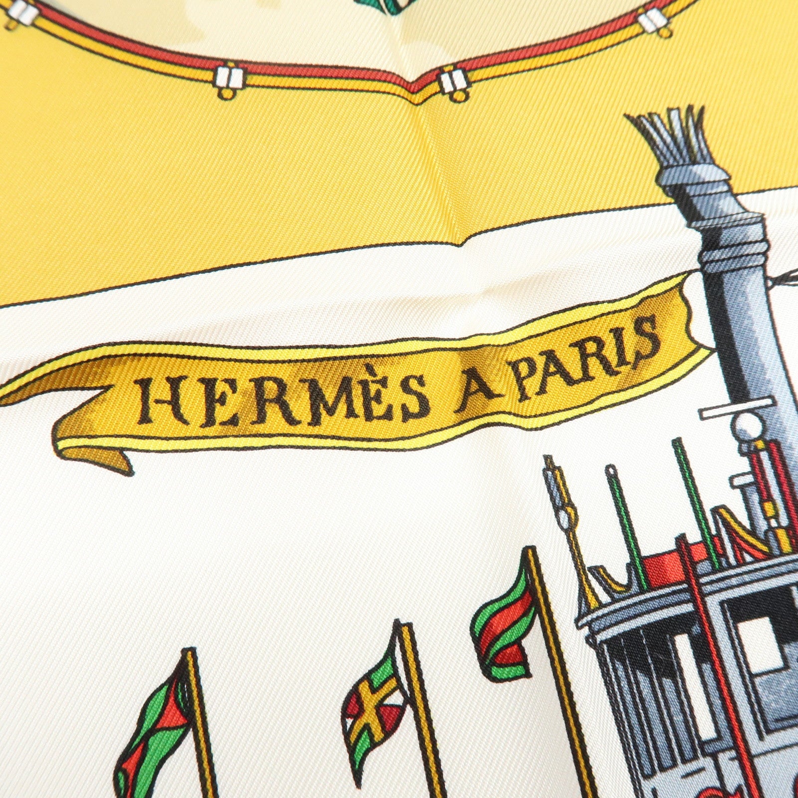 HERMES Carre90 Silk 100% Scarf ORIGINAL NEW ORLEANS CREOLE JAZZ1923