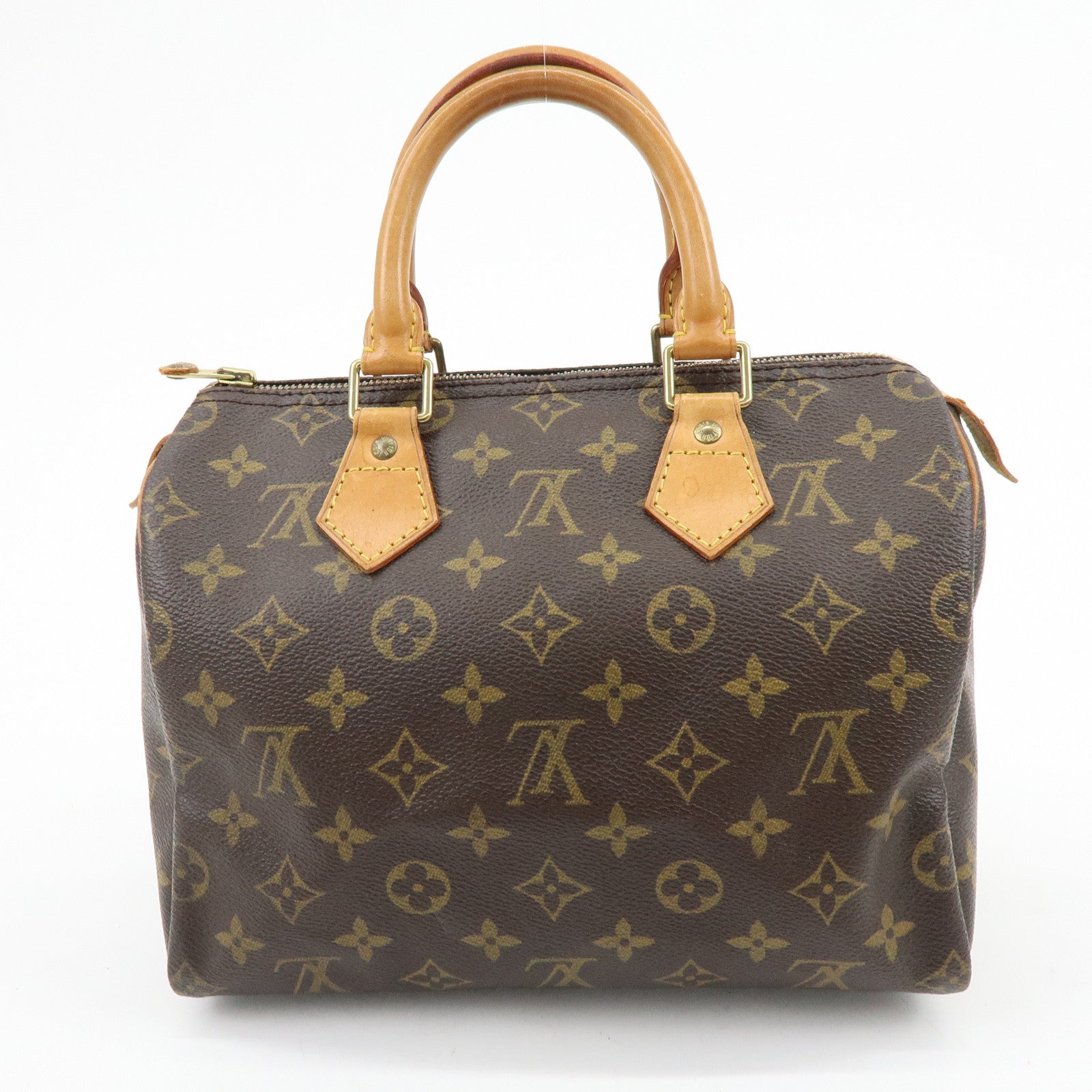 Louis Vuitton Monogram Speedy 25 Boston Bag Hand Bag Brown M41528