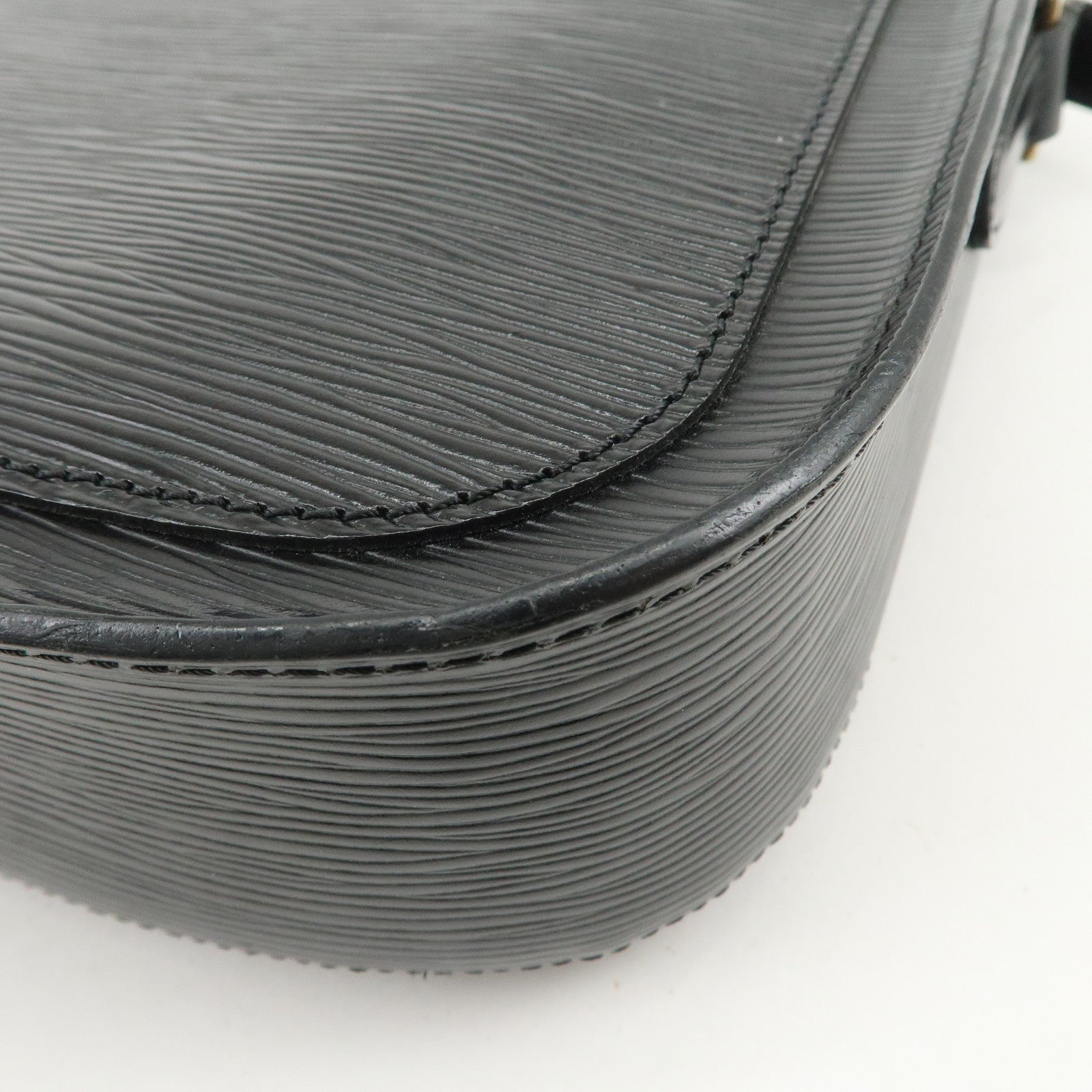 Louis Vuitton Epi Saint Cloud Shoulder Bag Black Noir M52192