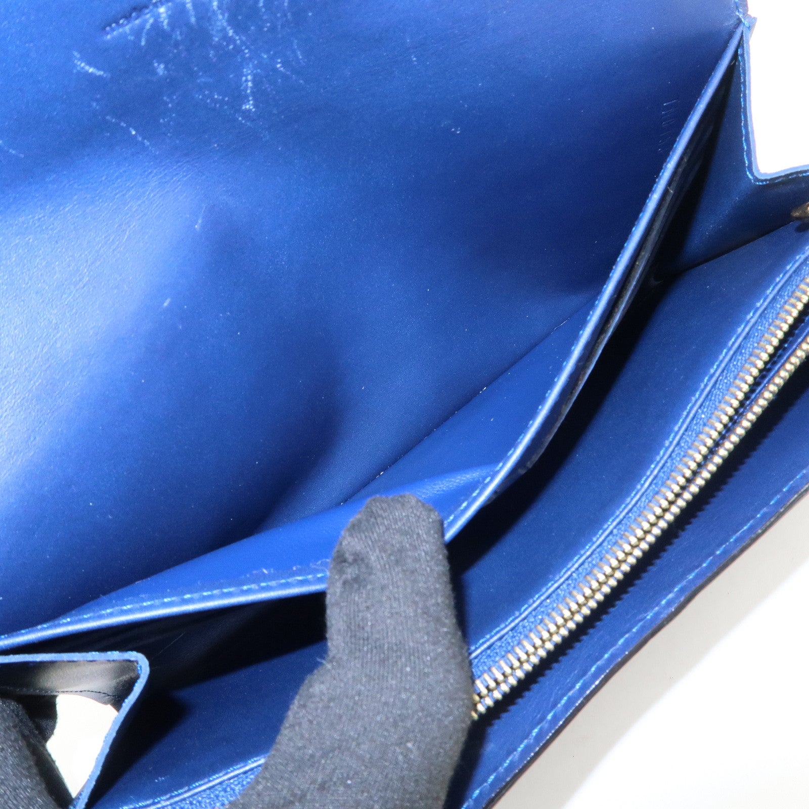 Louis Vuitton Monogram Vernis Leather Portefeuille Sarah Wallet M90049