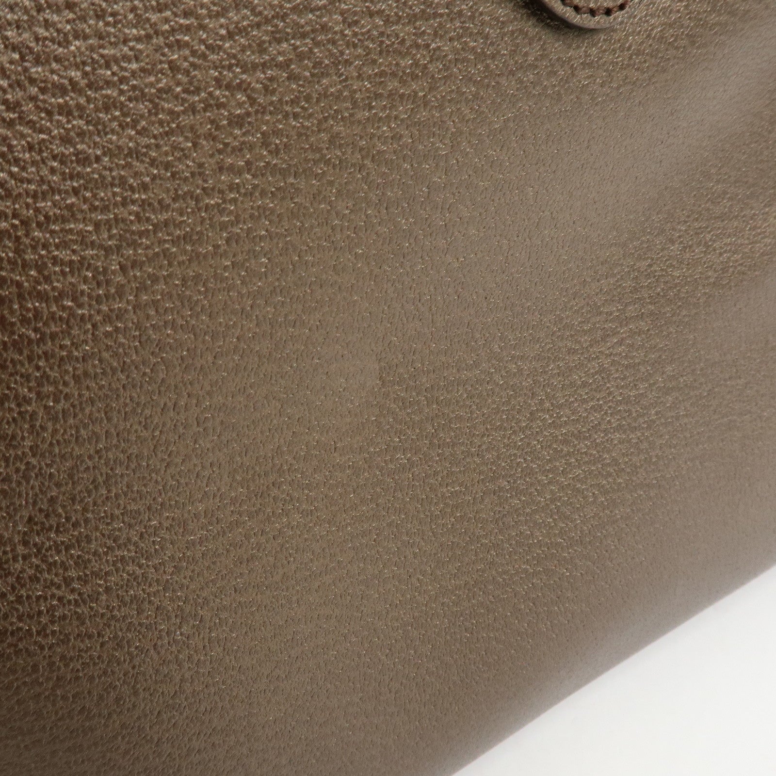 GUCCI Calf Leather Tote Bag Hand Bag Brown 002・1998・0260