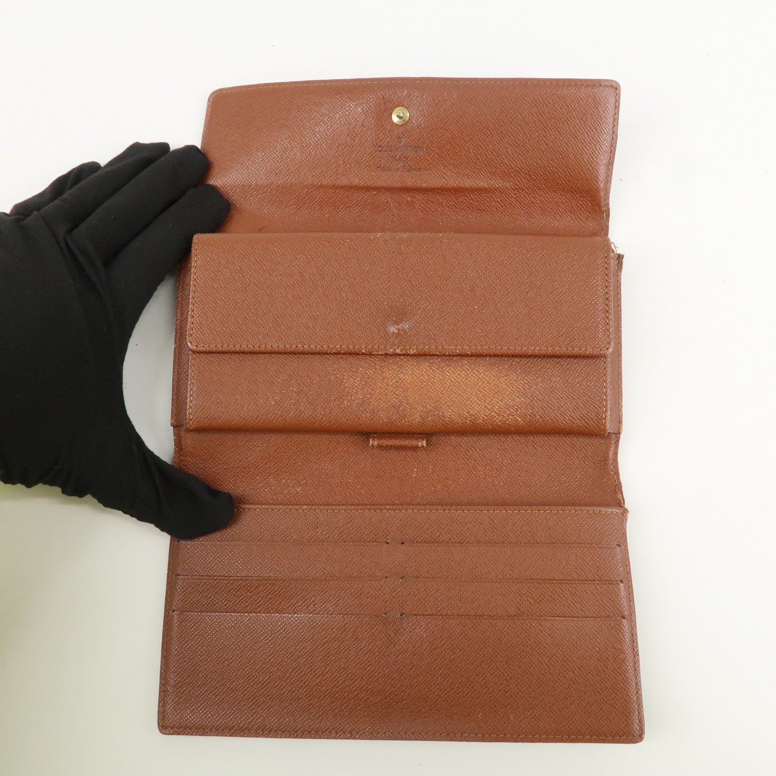 Louis Vuitton Set of 4 Monogram Wallet Key Case M61215 M61735 M62630 M61818 Used
