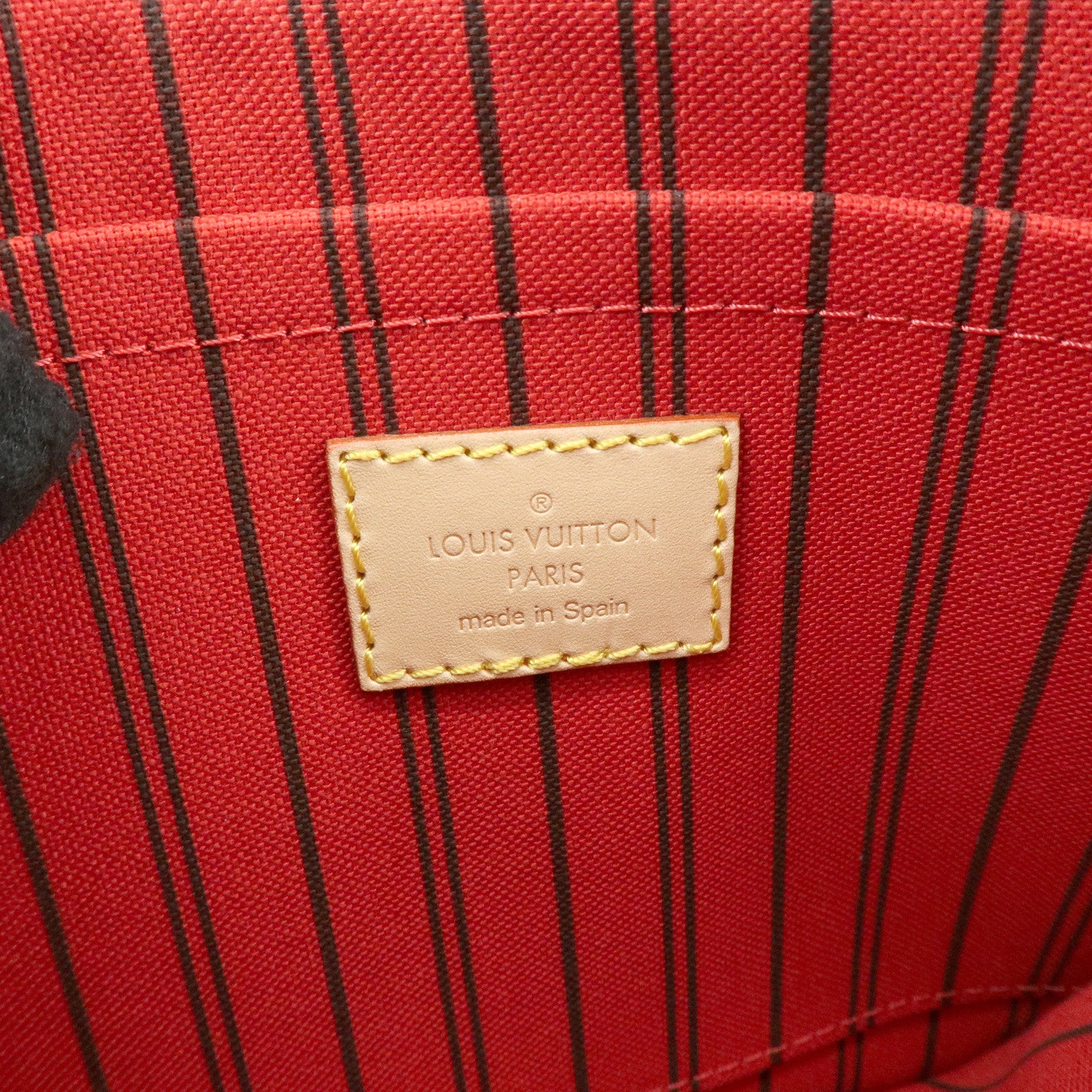 Louis Vuitton Monogram Canvas Leather Pouch for Neverfull MM M41177