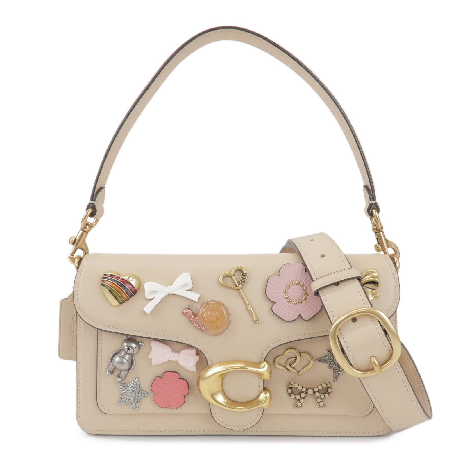 COACH Tabby 26 Leather 2Way Shoulder Hand Bag Japan Exclusive Ivory