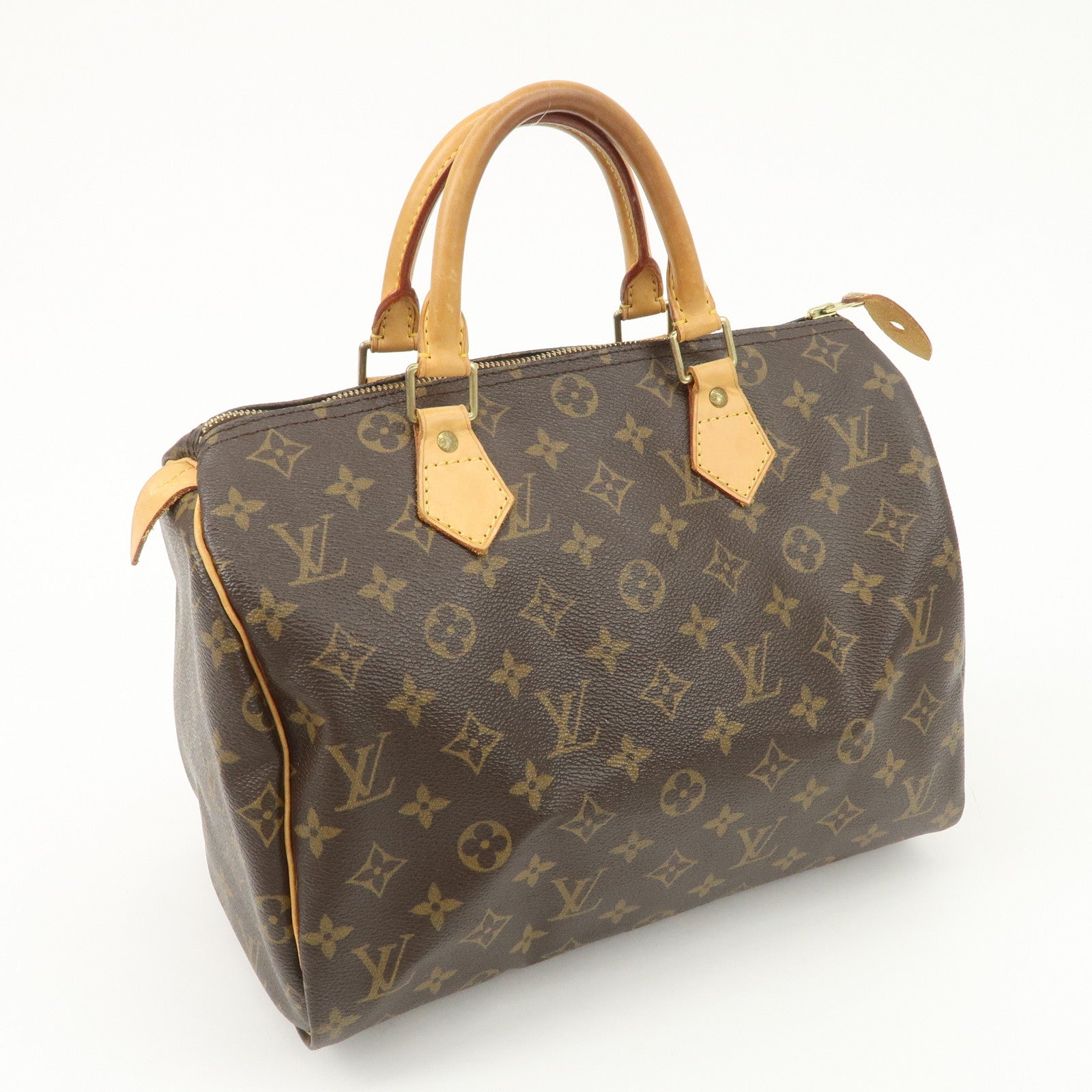 Louis Vuitton Monogram Speedy 35 Hand Bag Boston Bag M41524 Used