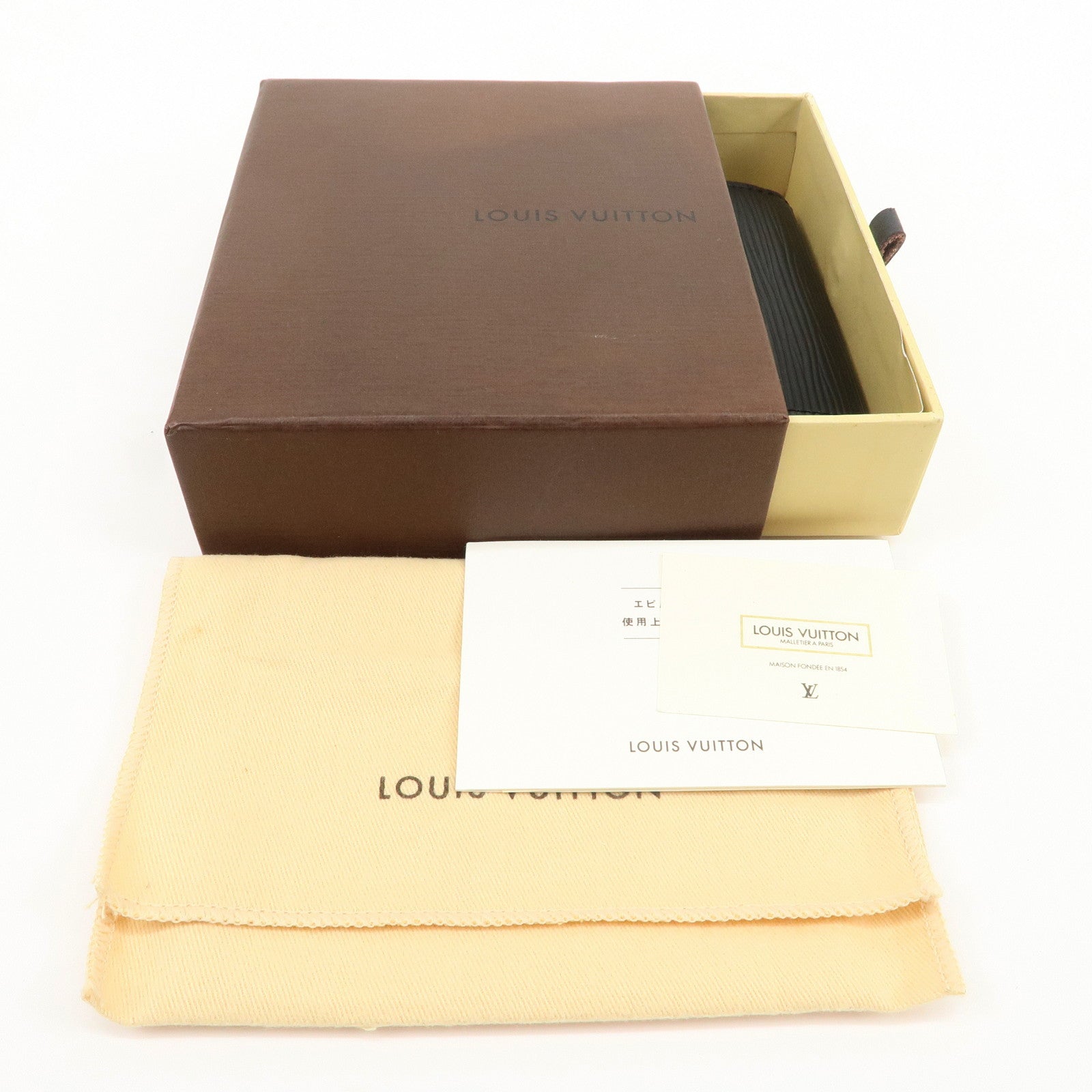 Louis Vuitton Epi Leather Ludlow Coin Case Card Case Noir M63302