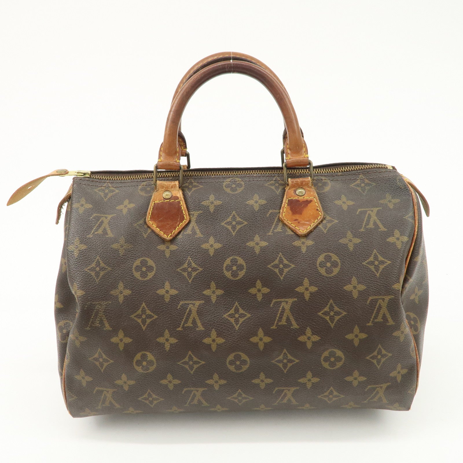 Louis Vuitton Monogram Speedy 30 Boston Bag Hand Bag M41526 Used