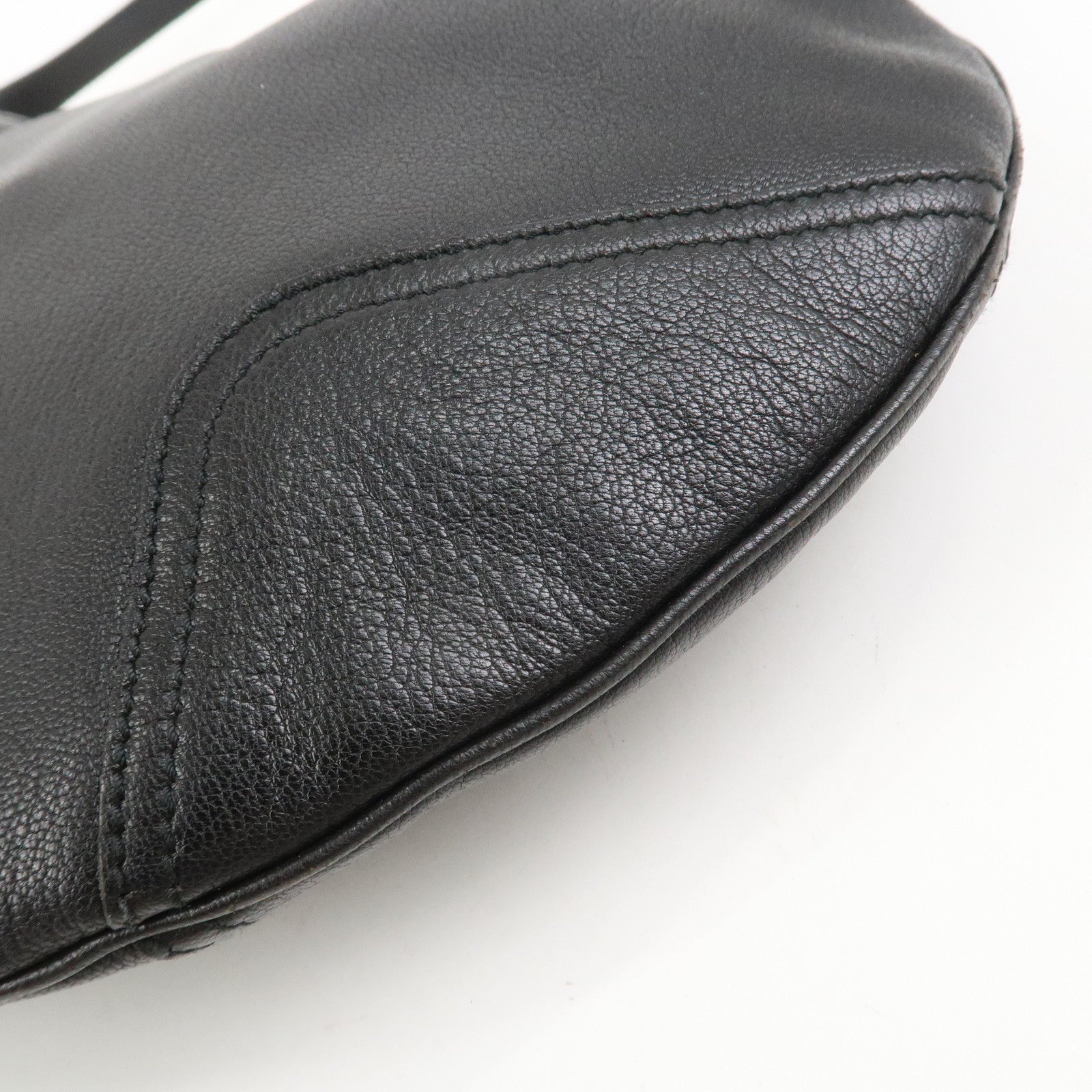 GUCCI Princy Sherry Leather Shoulder Bag Hand Bag Black 162882