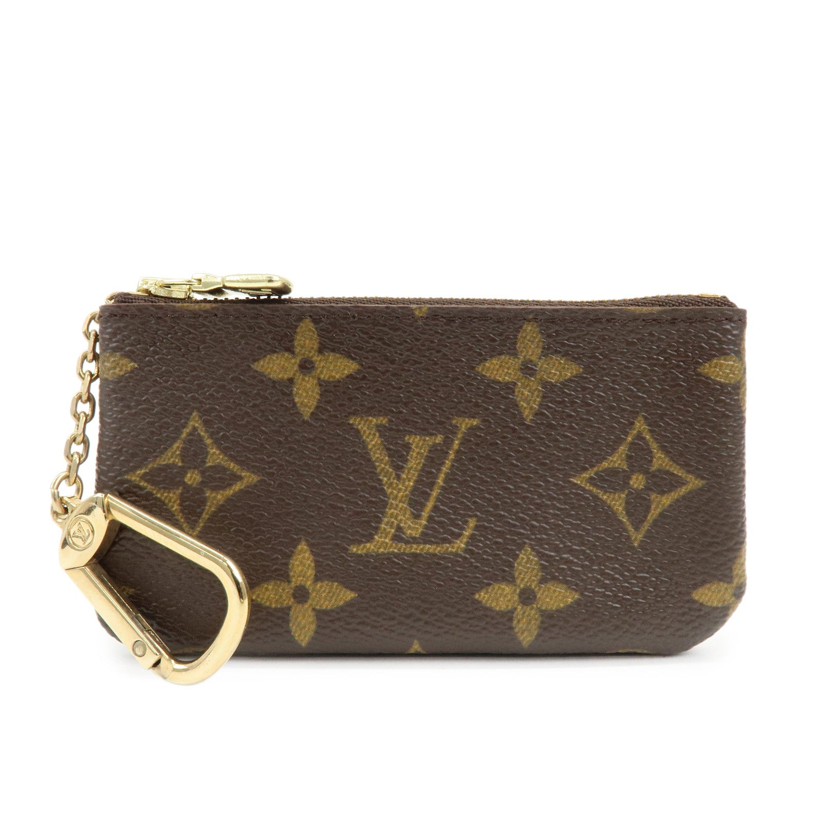 Louis Vuitton Monogram Pochette Cles Coin Case Key Case M62650