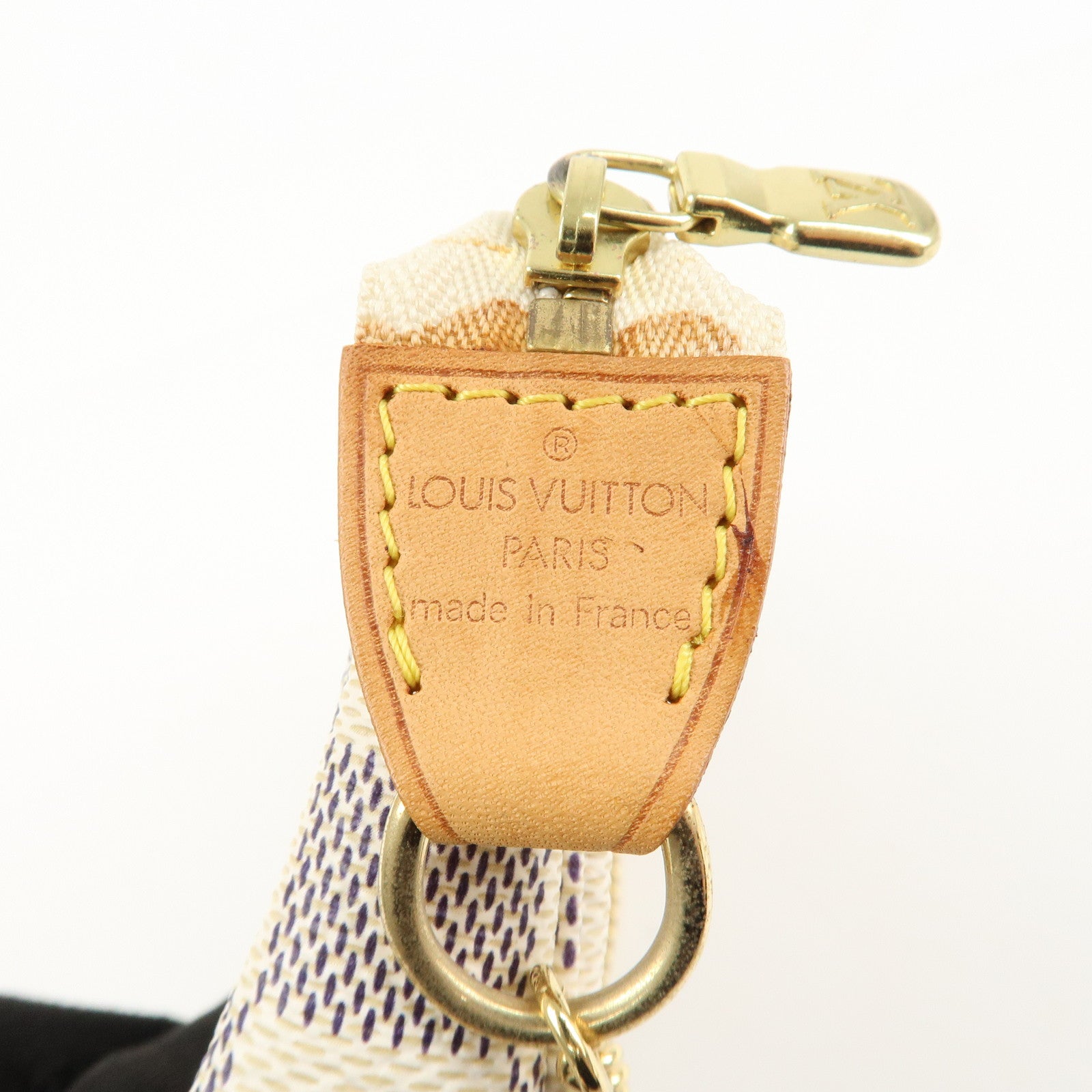 Louis Vuitton Damier Azur Mini Pochette Accessoires Pouch N58010 Used