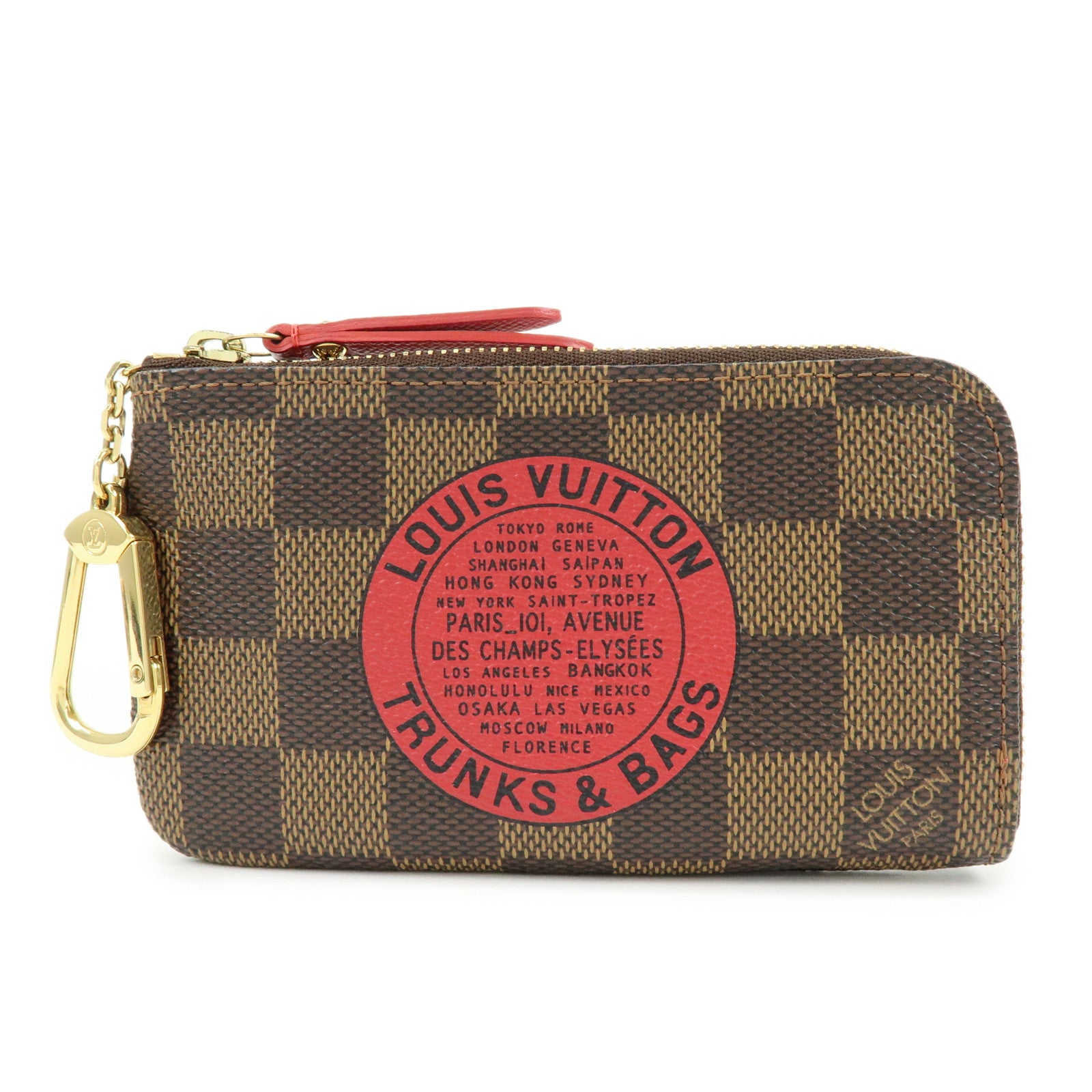 Louis Vuitton Damier T&B Pochette Cles Complice Coin Case N61742