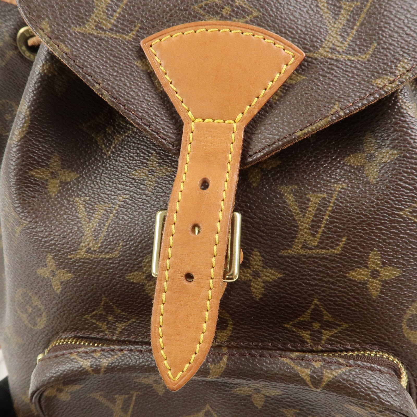 Louis Vuitton Monogram Montsouris MM Backpack Brown M51136