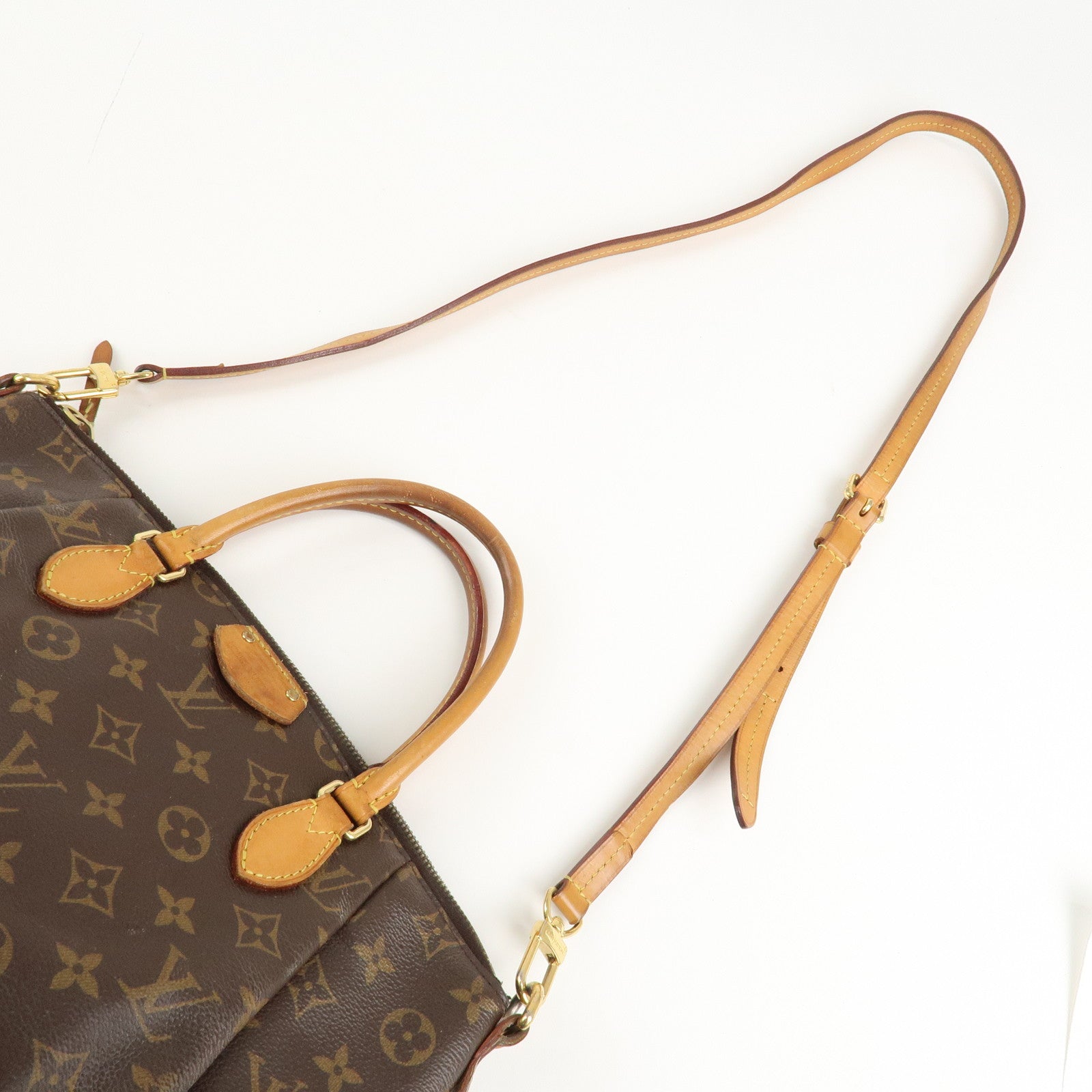 Louis Vuitton Monogram Turenne PM 2Way Hand Bag Brown M48813 Used