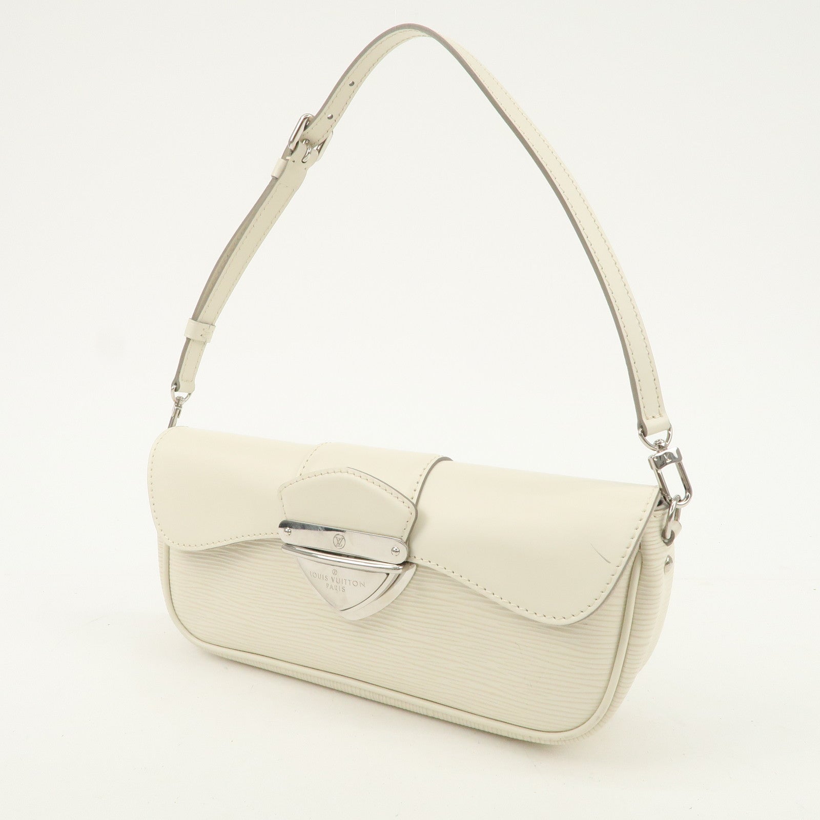 Louis Vuitton Epi Pochette Montaigne Shoulder Bag Ivoire M5929J Used