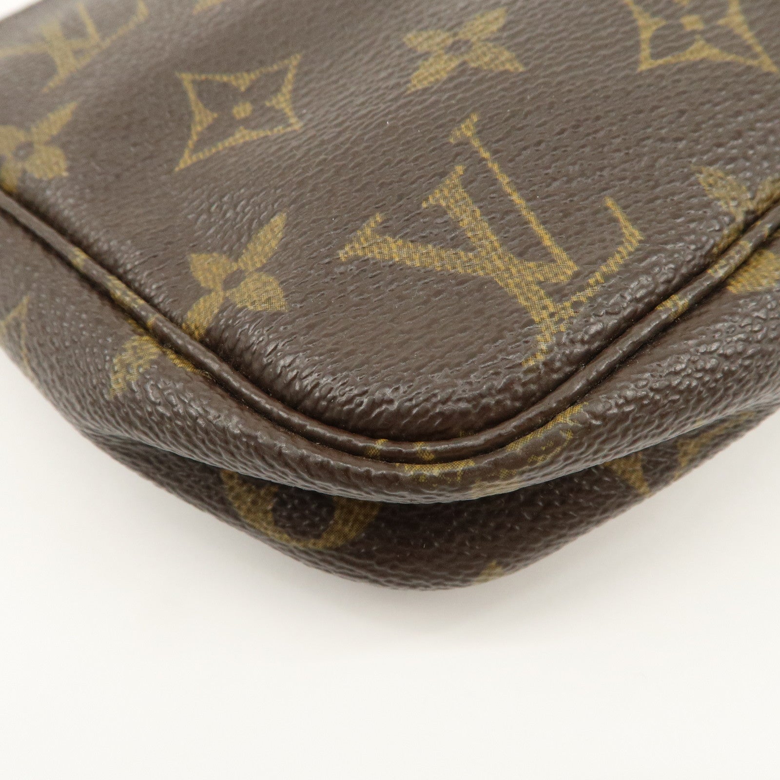 Louis Vuitton Monogram Pochette Accessoires Pouch Hand Bag M51980 Used