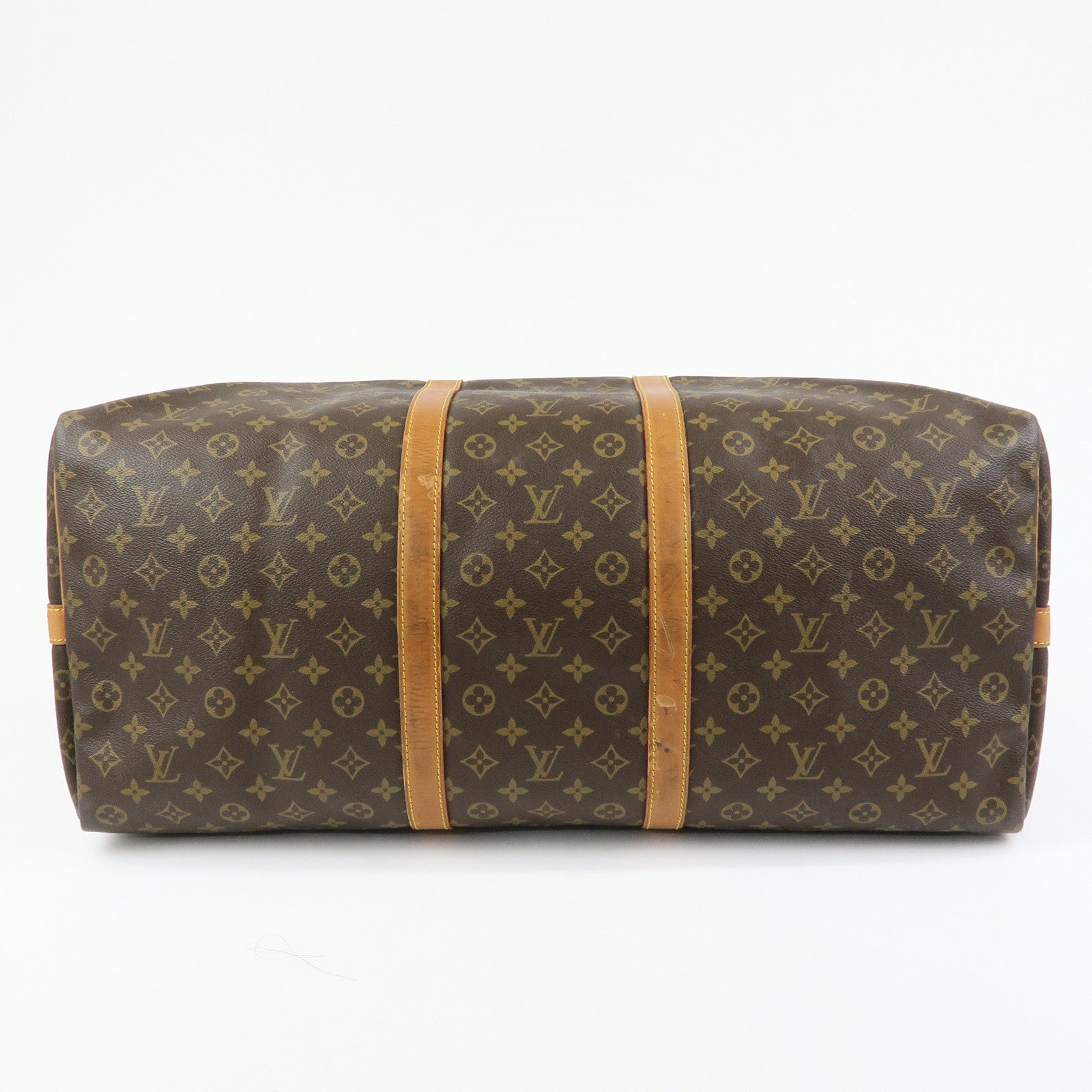 Louis Vuitton Monogram Keep All 60 Boston Bag Brown M41422