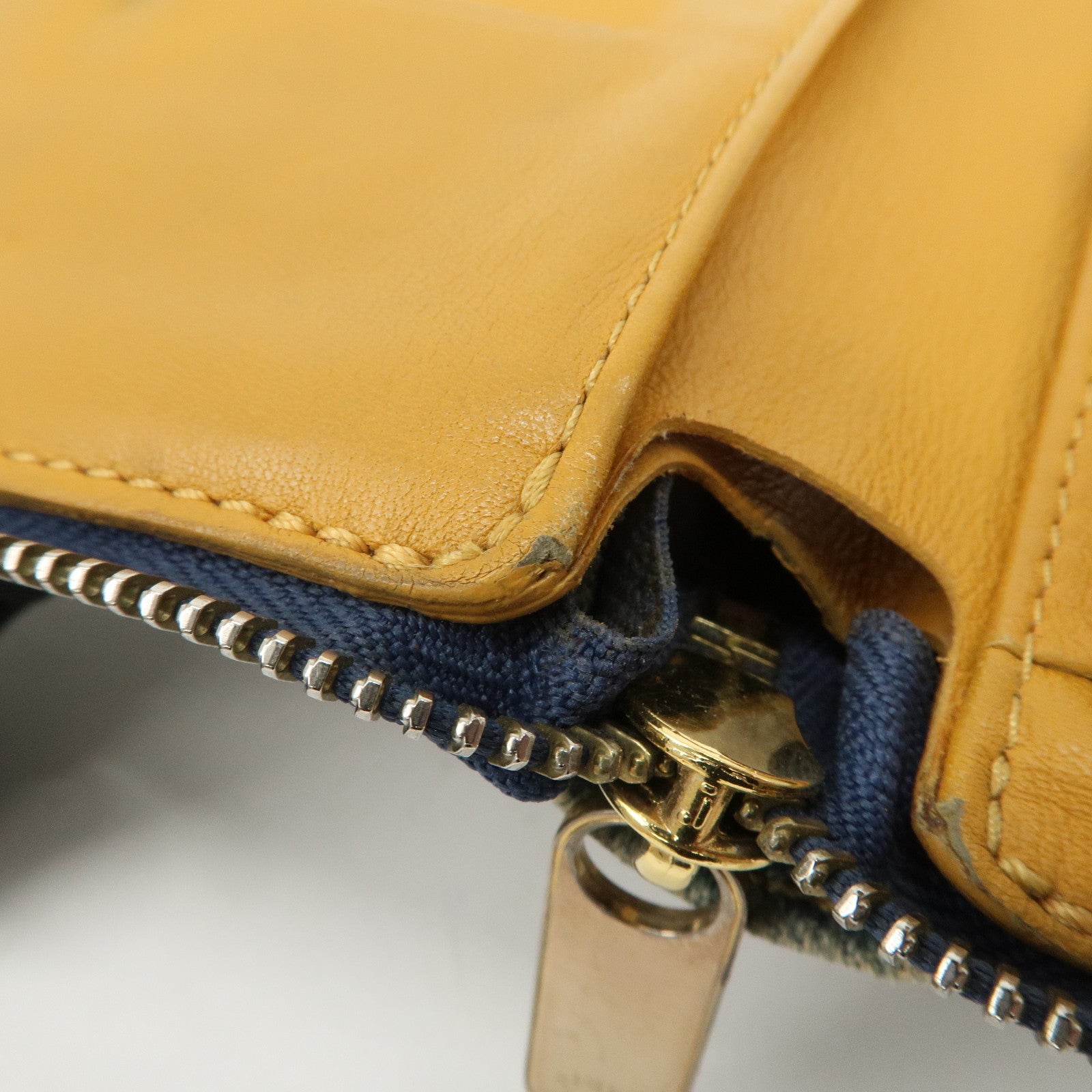 LLouis Vuitton Monogram Denim Mini Zippy Wallet Blue M95342