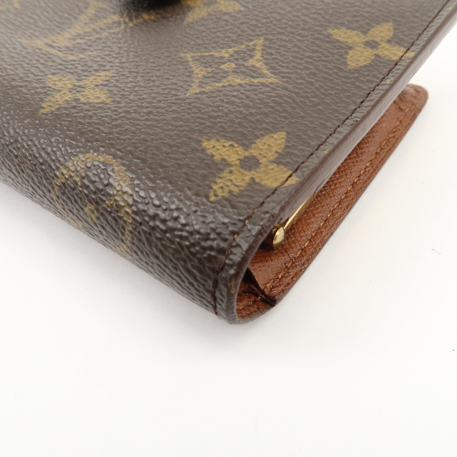 Louis Vuitton Monogram Portefeuille Viennois Wallet Brown M61674 Used
