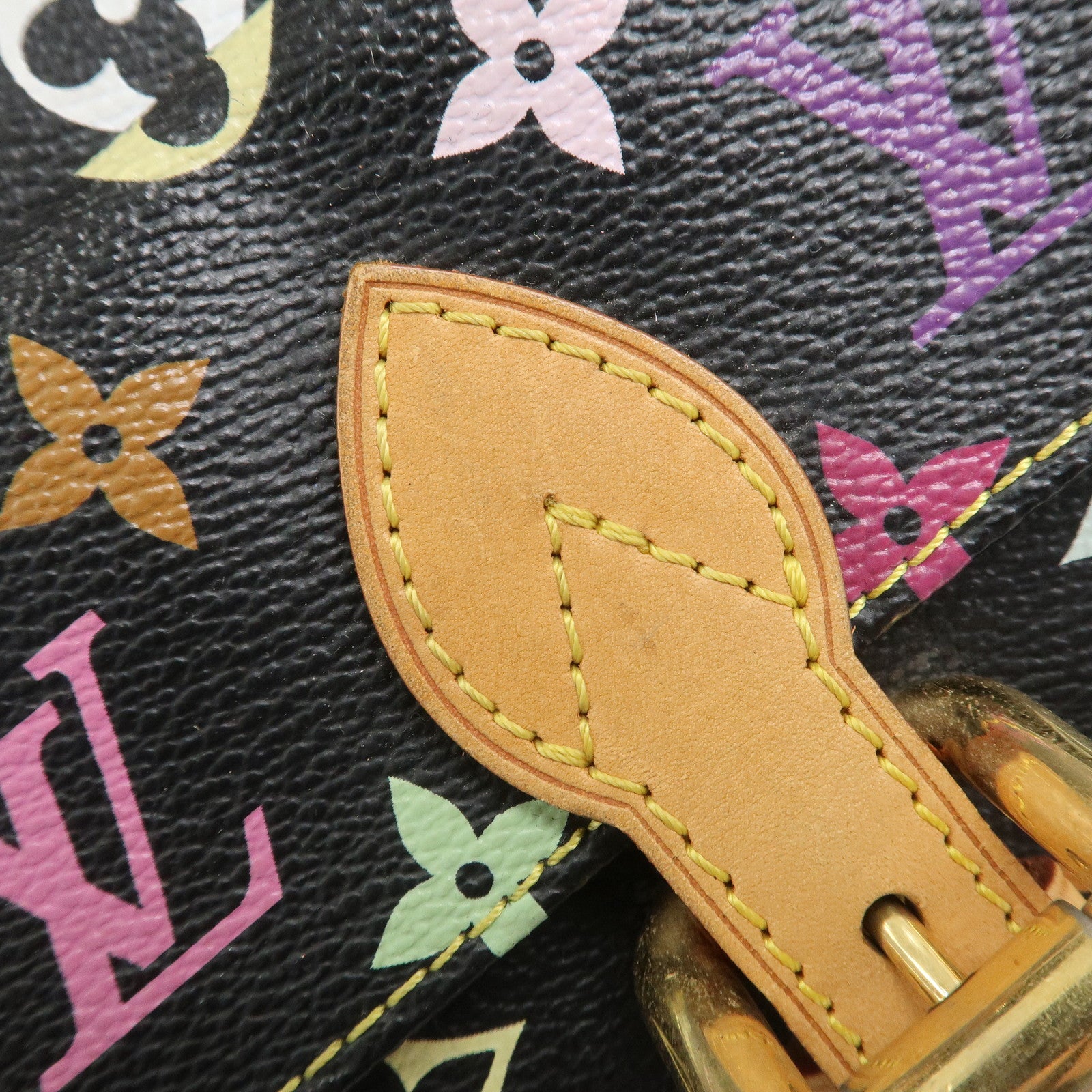 Louis Vuitton Monogram Multicolor Priscilla Hand Bag Noir M40097