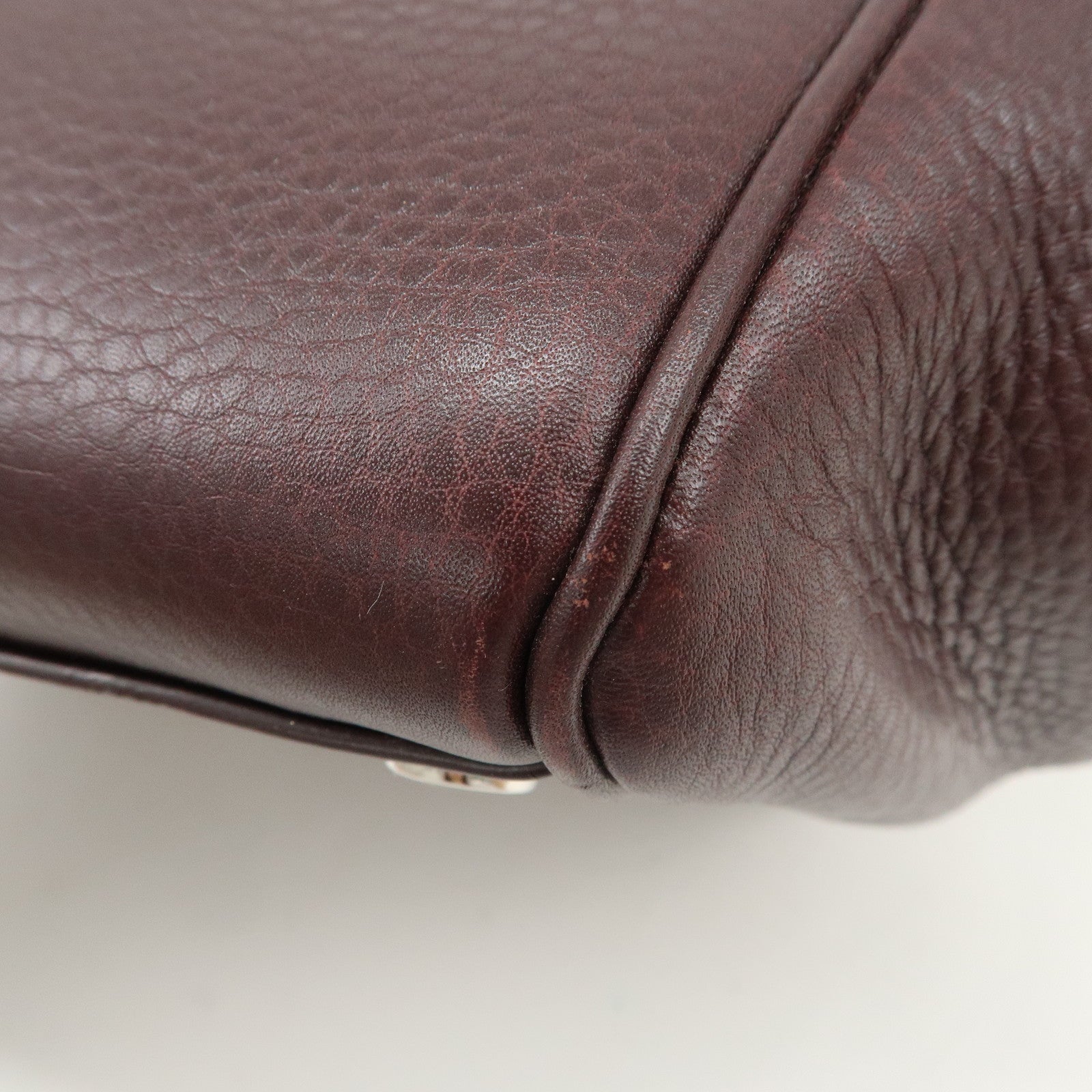 Louis Vuitton Taurillon Mirabilis SPO Hand Bag Cassis M93859