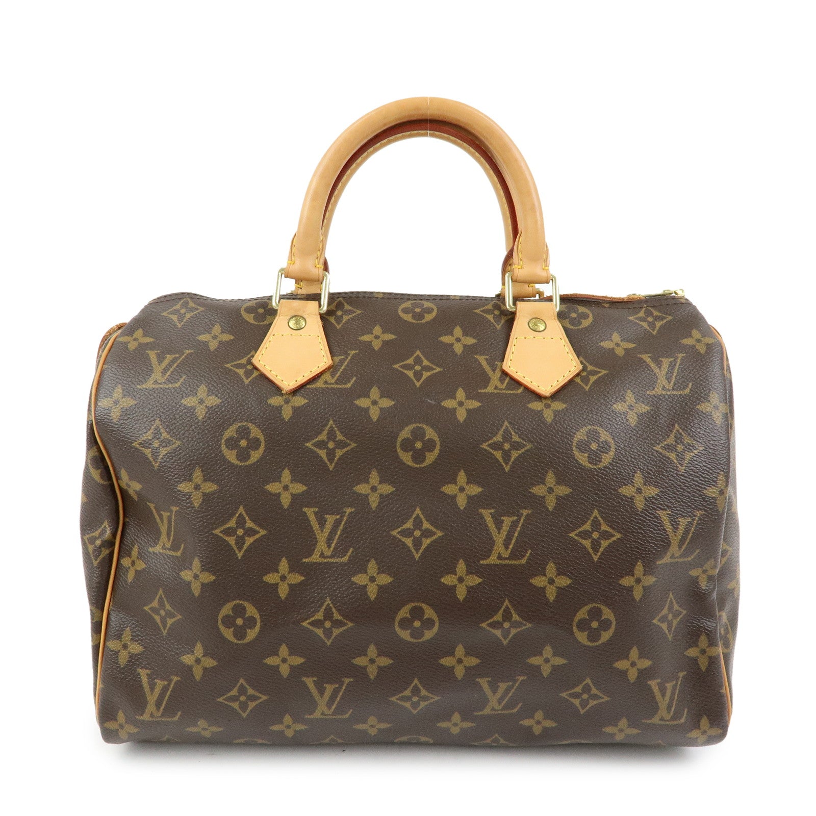 Louis Vuitton Monogram Speedy 30 Boston Bag Hand Bag Brown M41526
