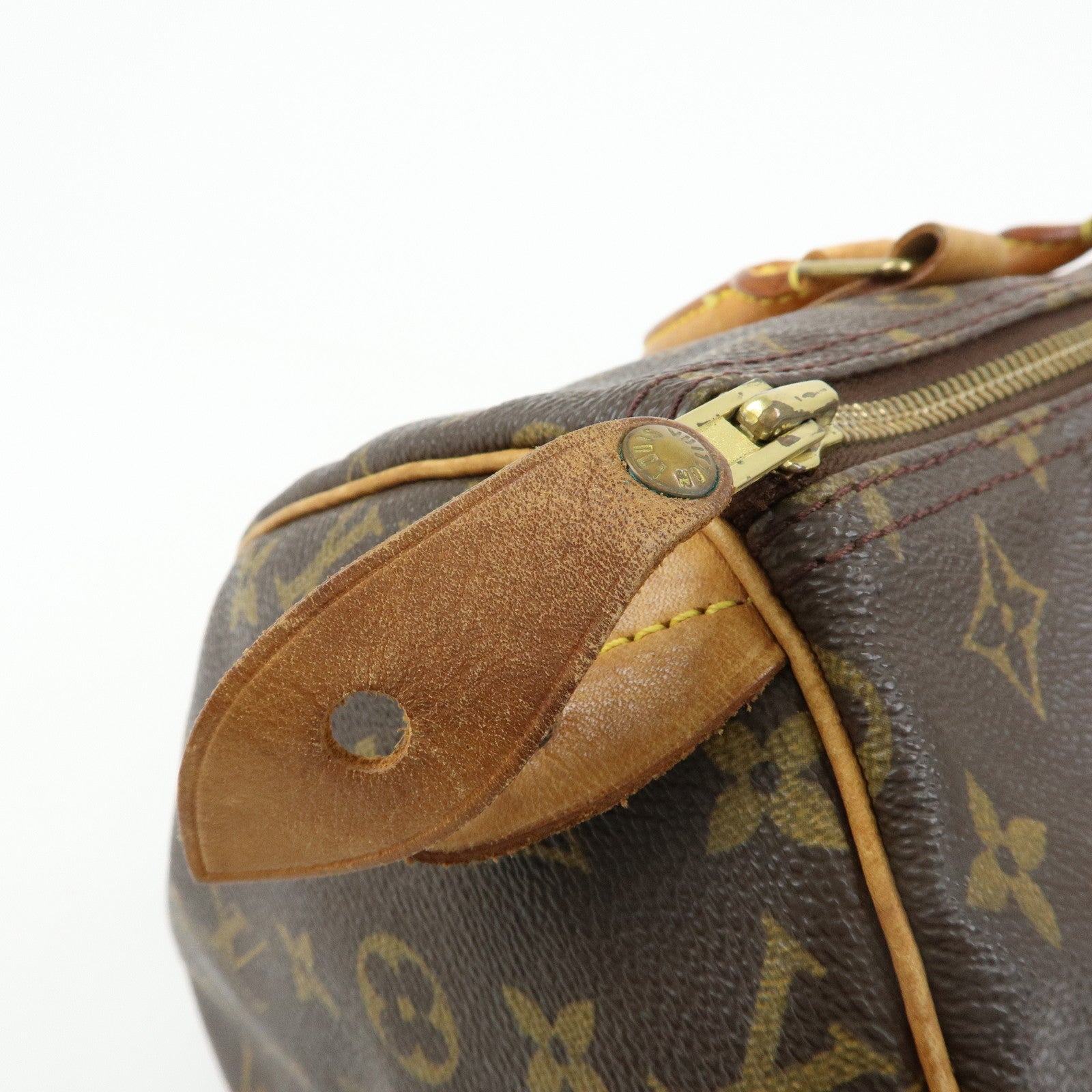 Louis Vuitton Monogram Speedy 30 Boston Bag Hand Bag Brown M41526