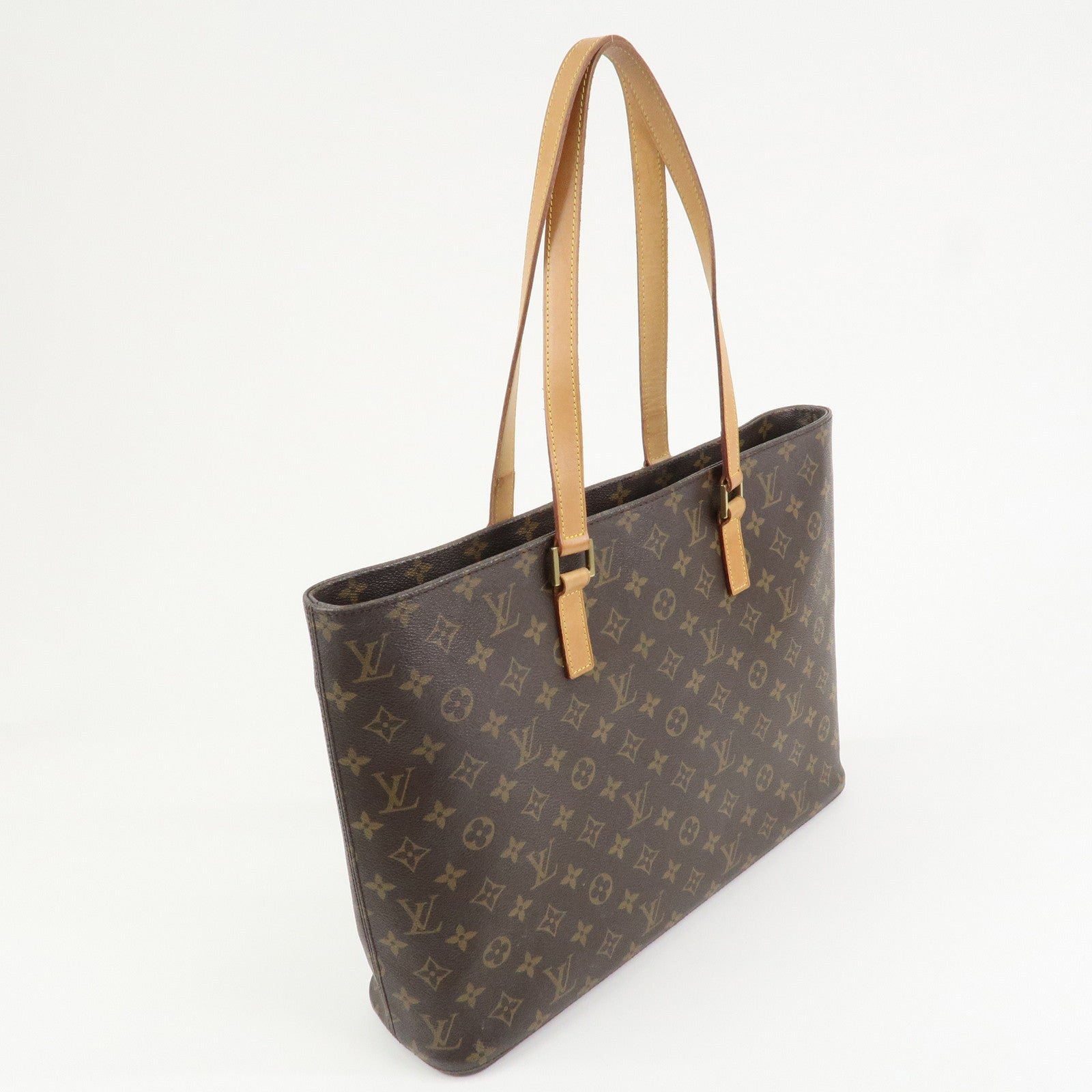 Louis Vuitton Monogram Luco Tote Bag Shoulder Bag Brown M51155