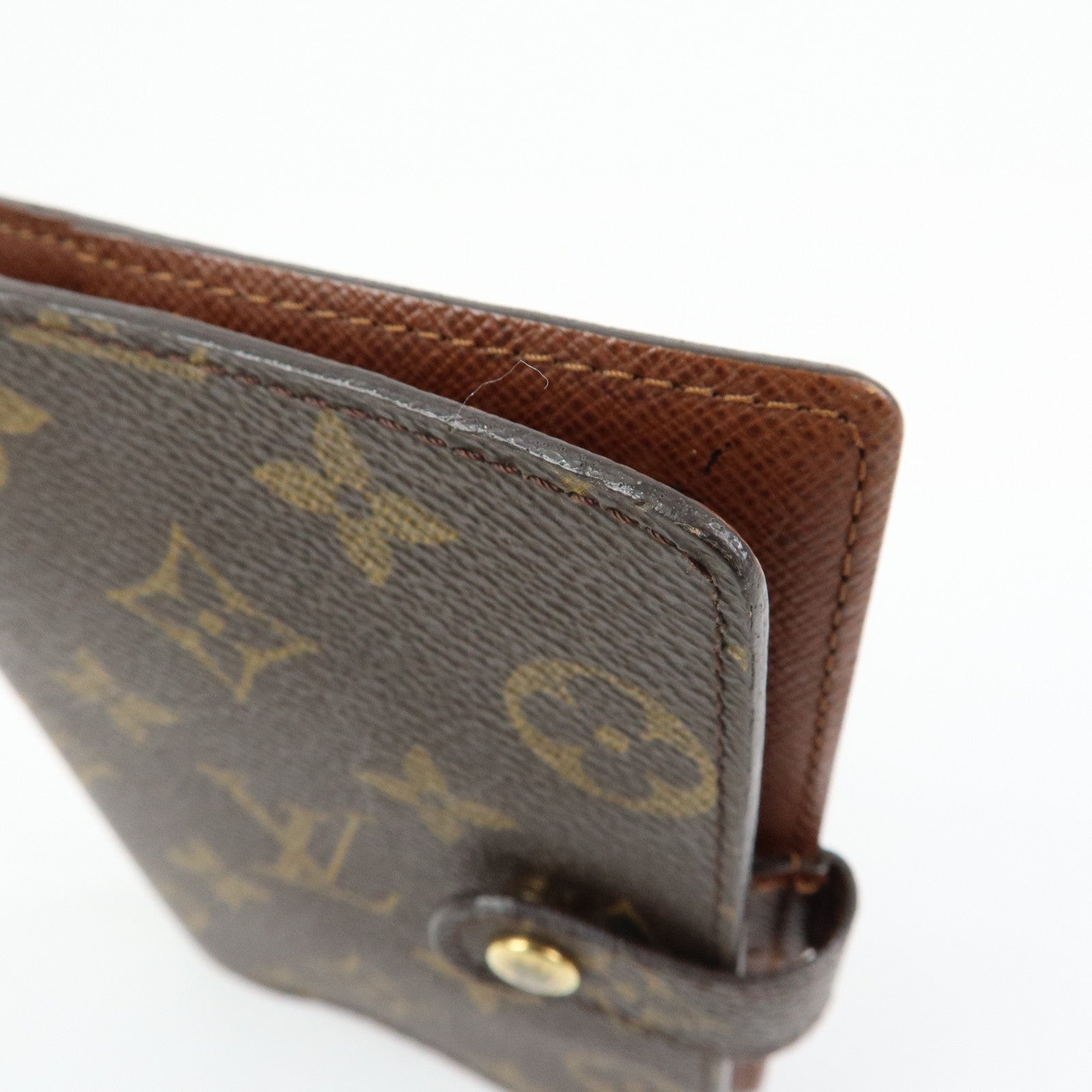 Louis Vuitton Monogram Agenda PM Planner Cover Brown R20005