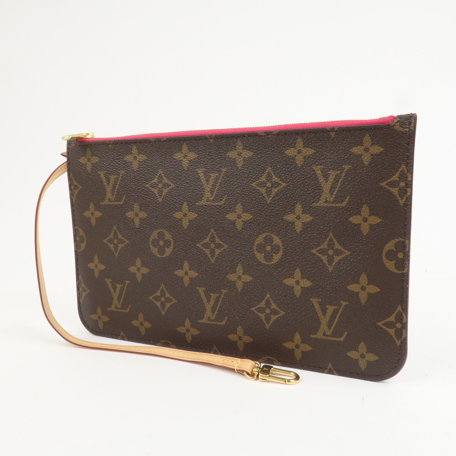 Louis Vuitton Monogram Canvas Neverfull GM Pouch Brown