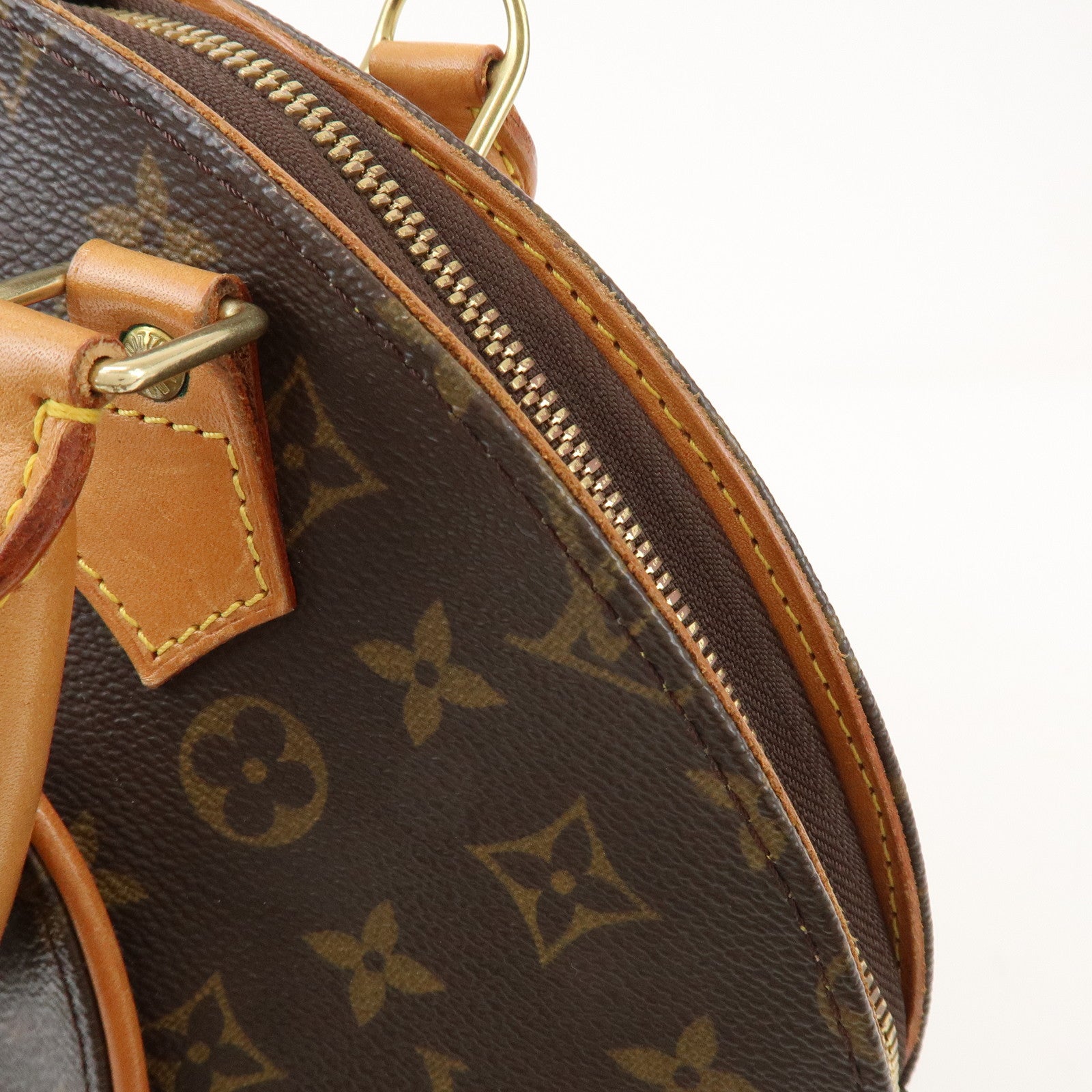 Louis Vuitton Monogram Ellipse PM Hand Bag Brown M51127