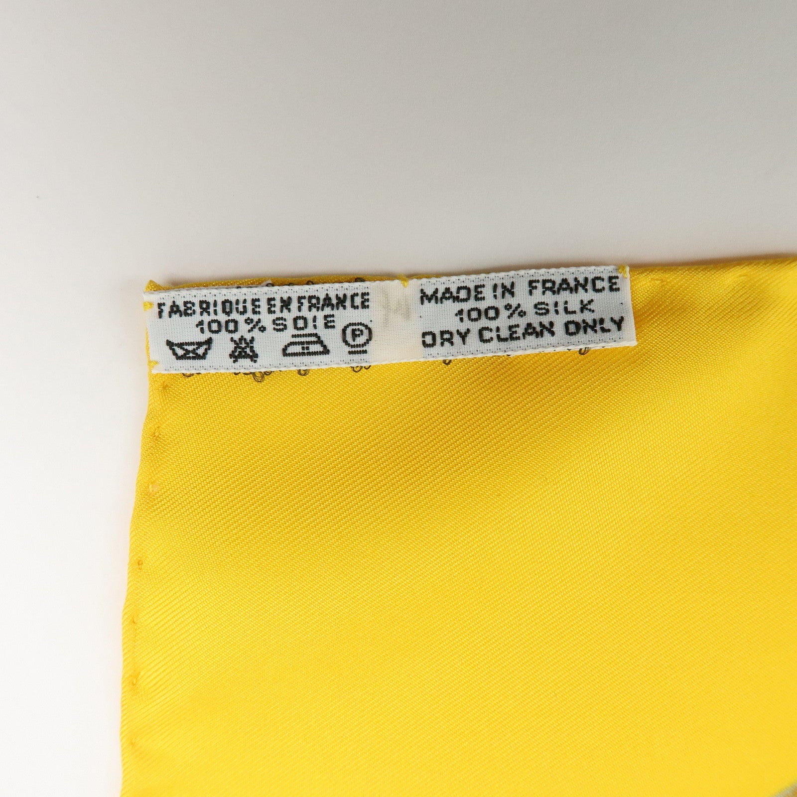 HERMES Carre 90 Silk100% Scarf Tigre Royal White Yellow Brown