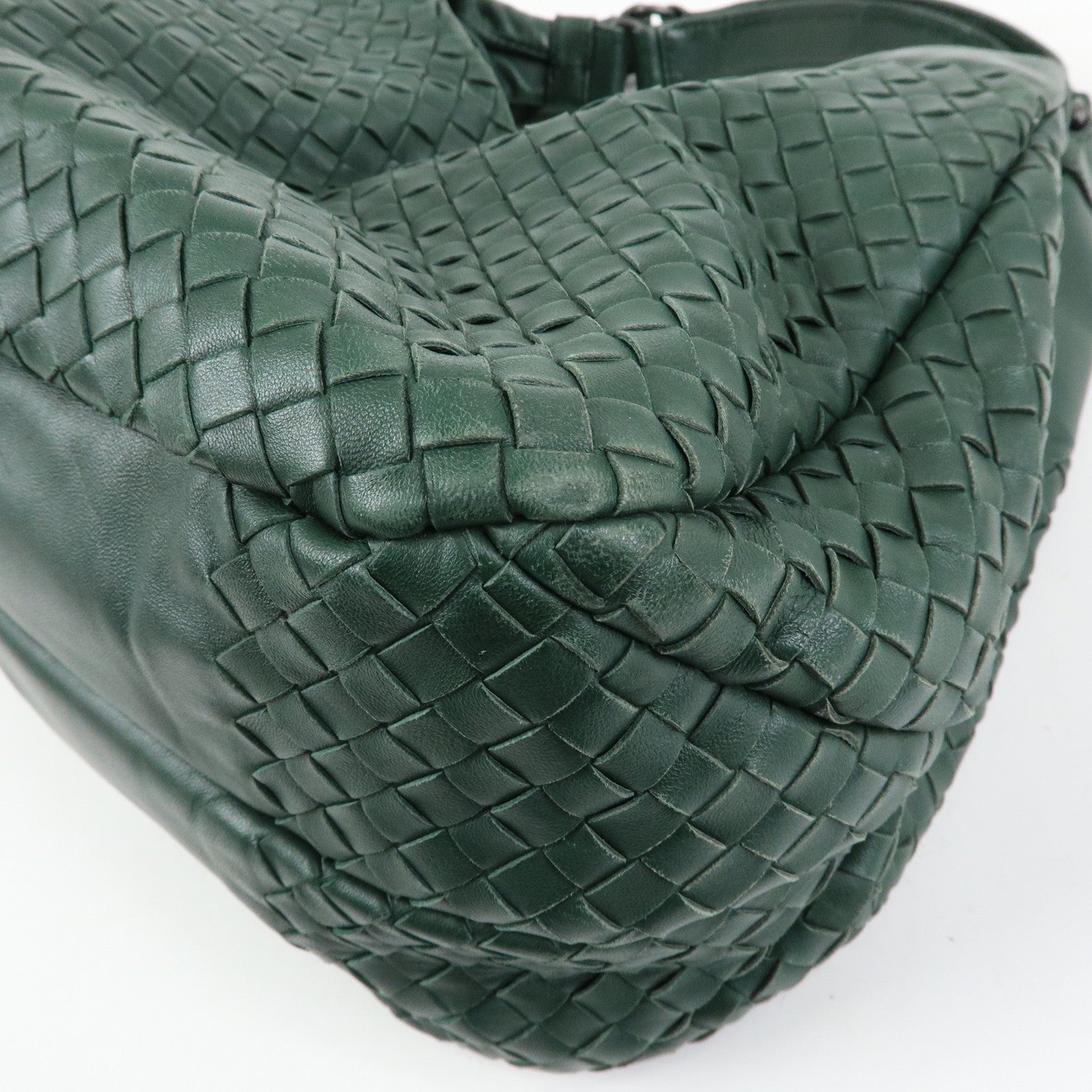BOTTEGA VENETA Campana Intrecciato Leather Hand Bag 125787V0016