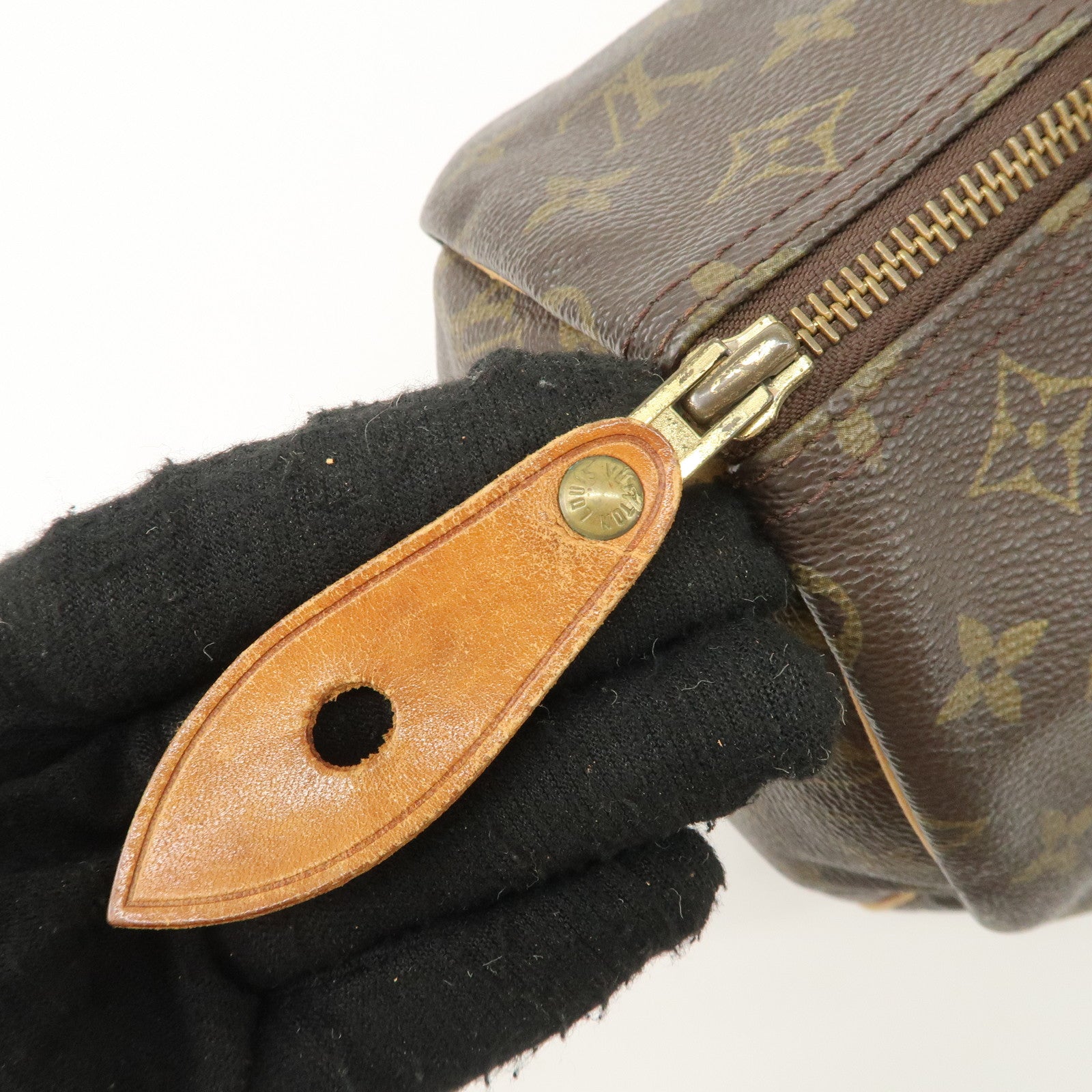Louis Vuitton Monogram Speedy 30 Hand Bag Boston Bag M41526 Used