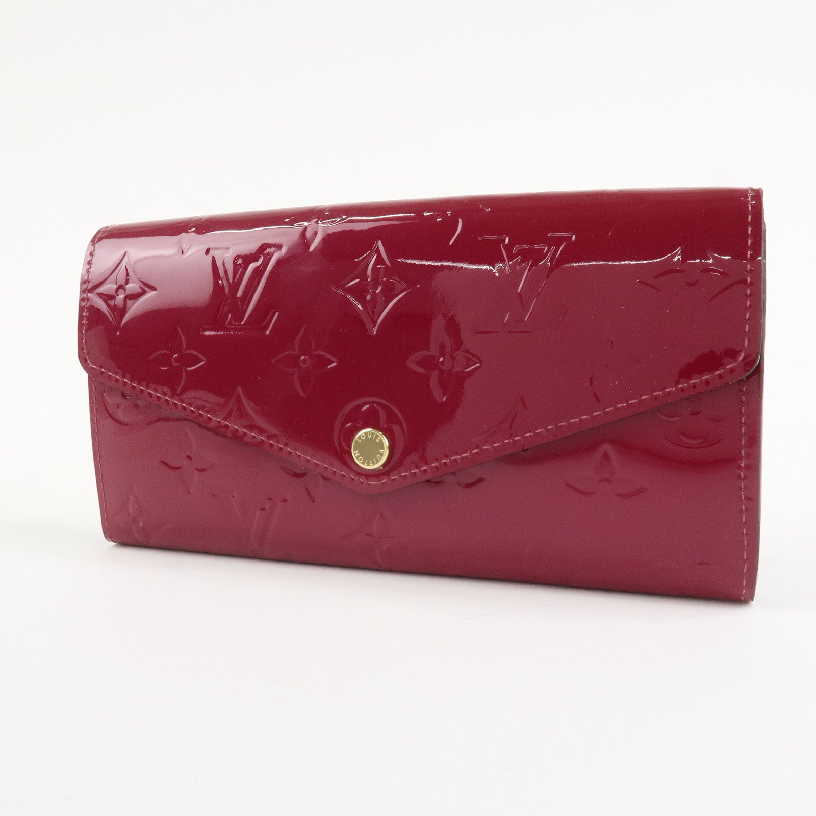 Louis Vuitton Monogram Vernis Portefeuille Sarah Long Wallet M90154 Used