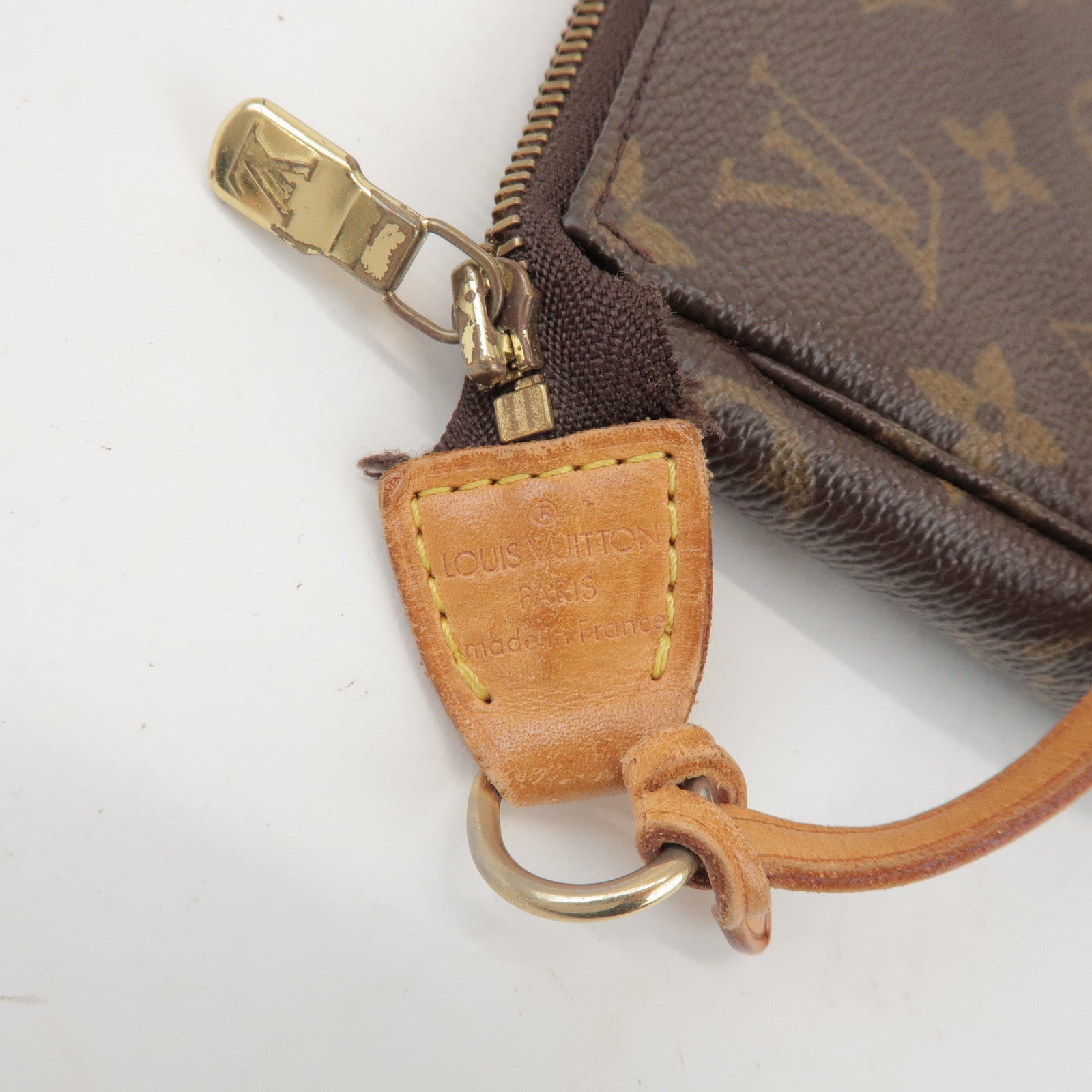 Louis Vuitton Monogram Pochette Accessoires Pouch Hand Bag M51980