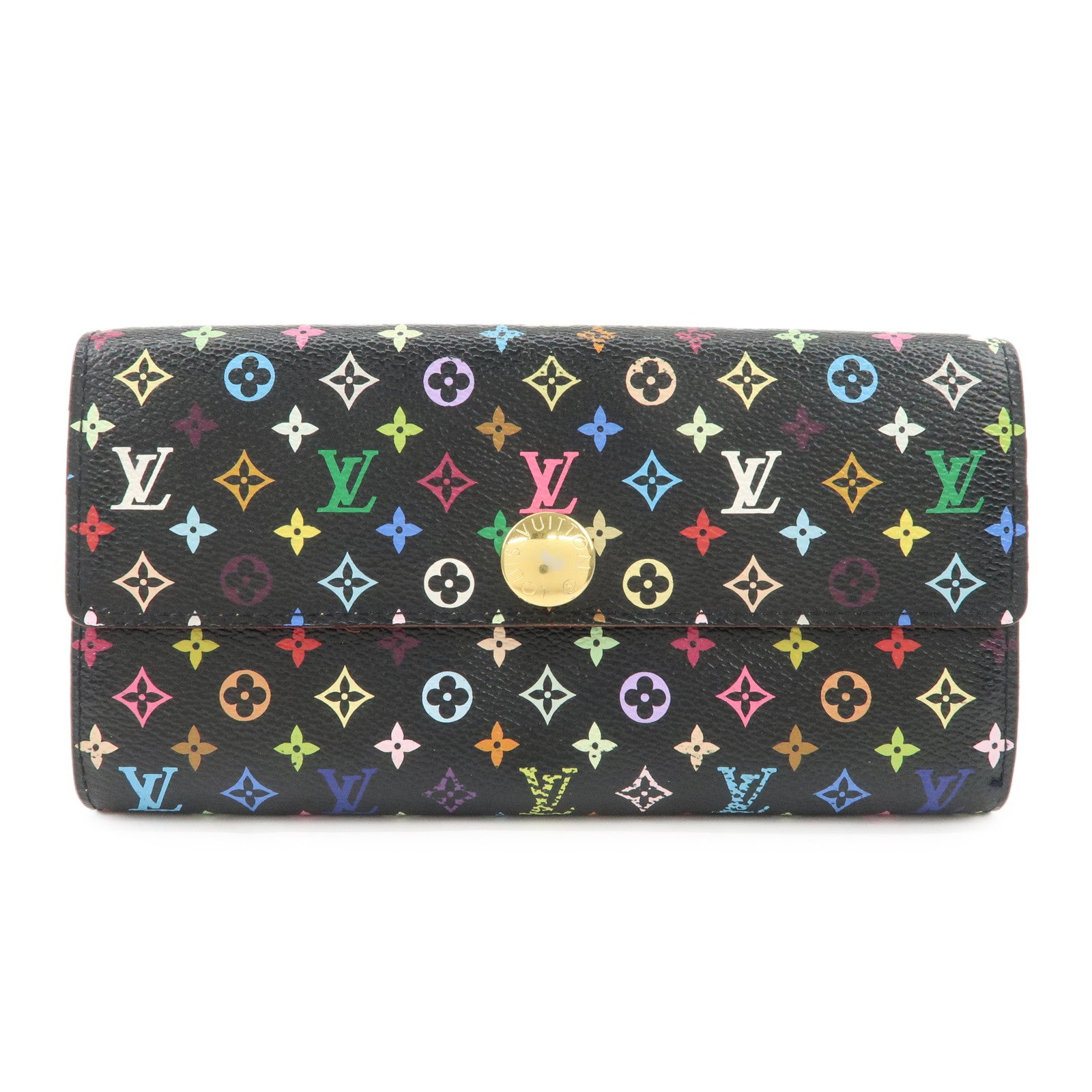 Louis Vuitton Monogram Multicolor Portefeuille Sarah Wallet M9353