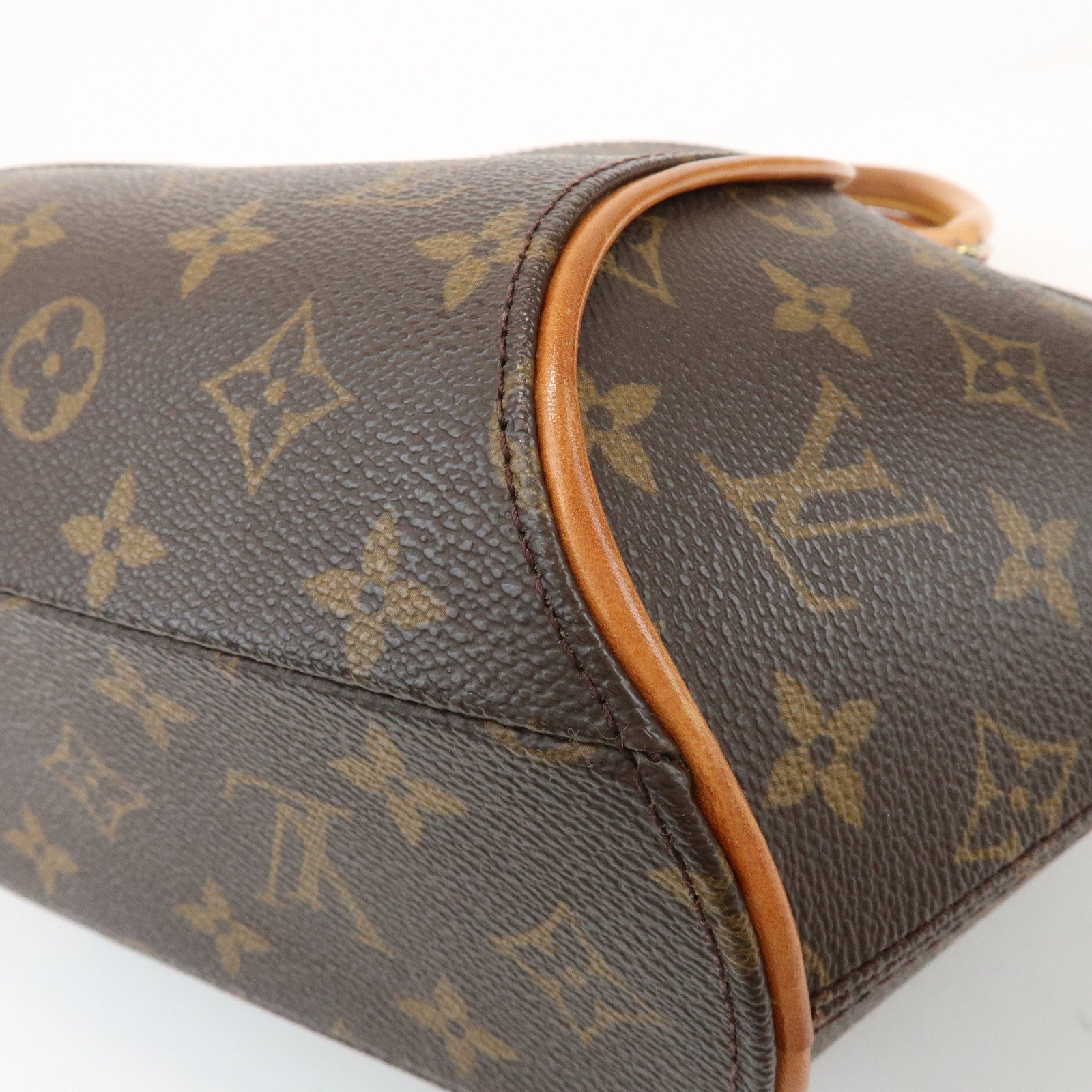 Louis Vuitton Monogram Ellipse PM Hand Bag Brown M51127