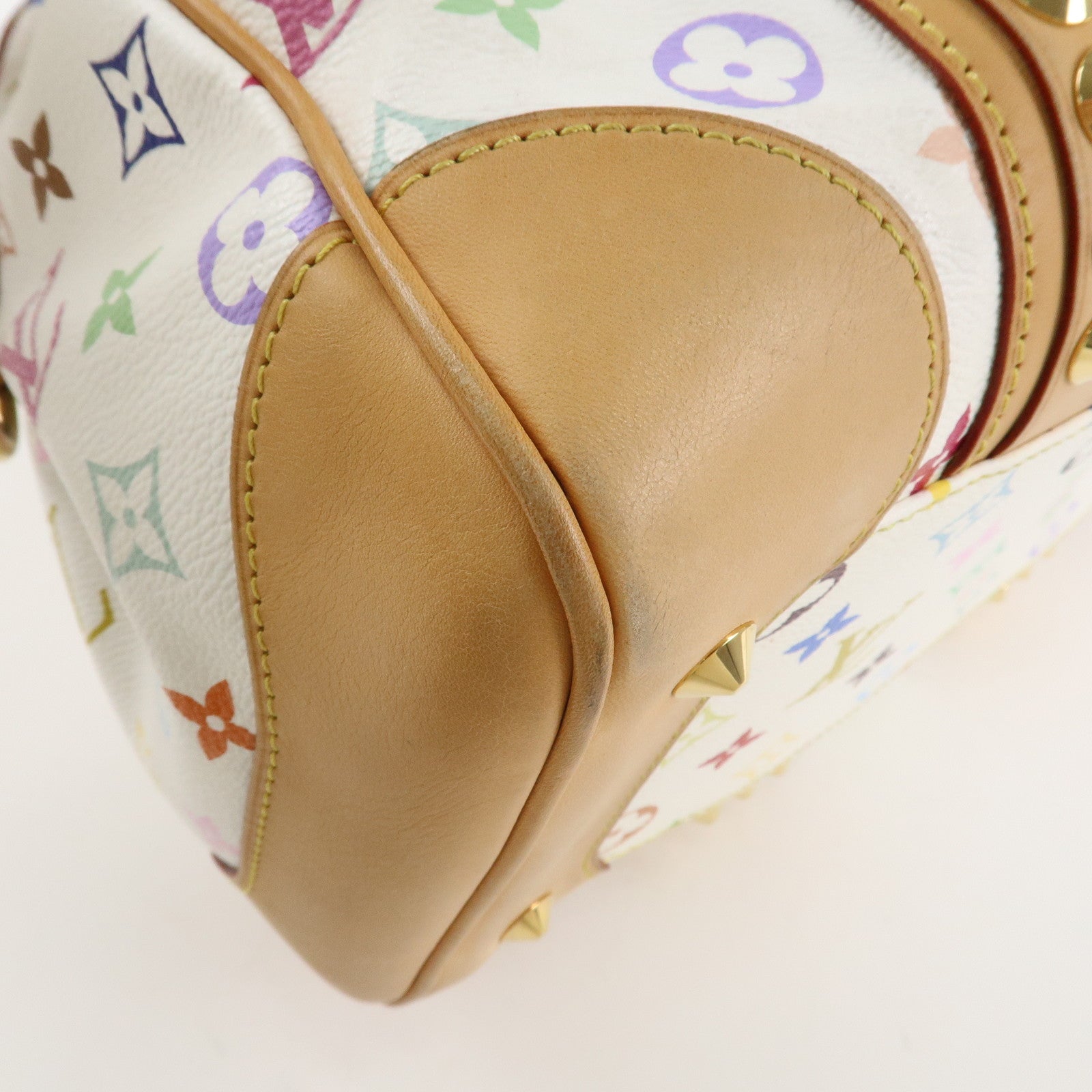 Louis Vuitton Monogram Multicolor Courtney MM 2Way Bag Blanc M45641 Used