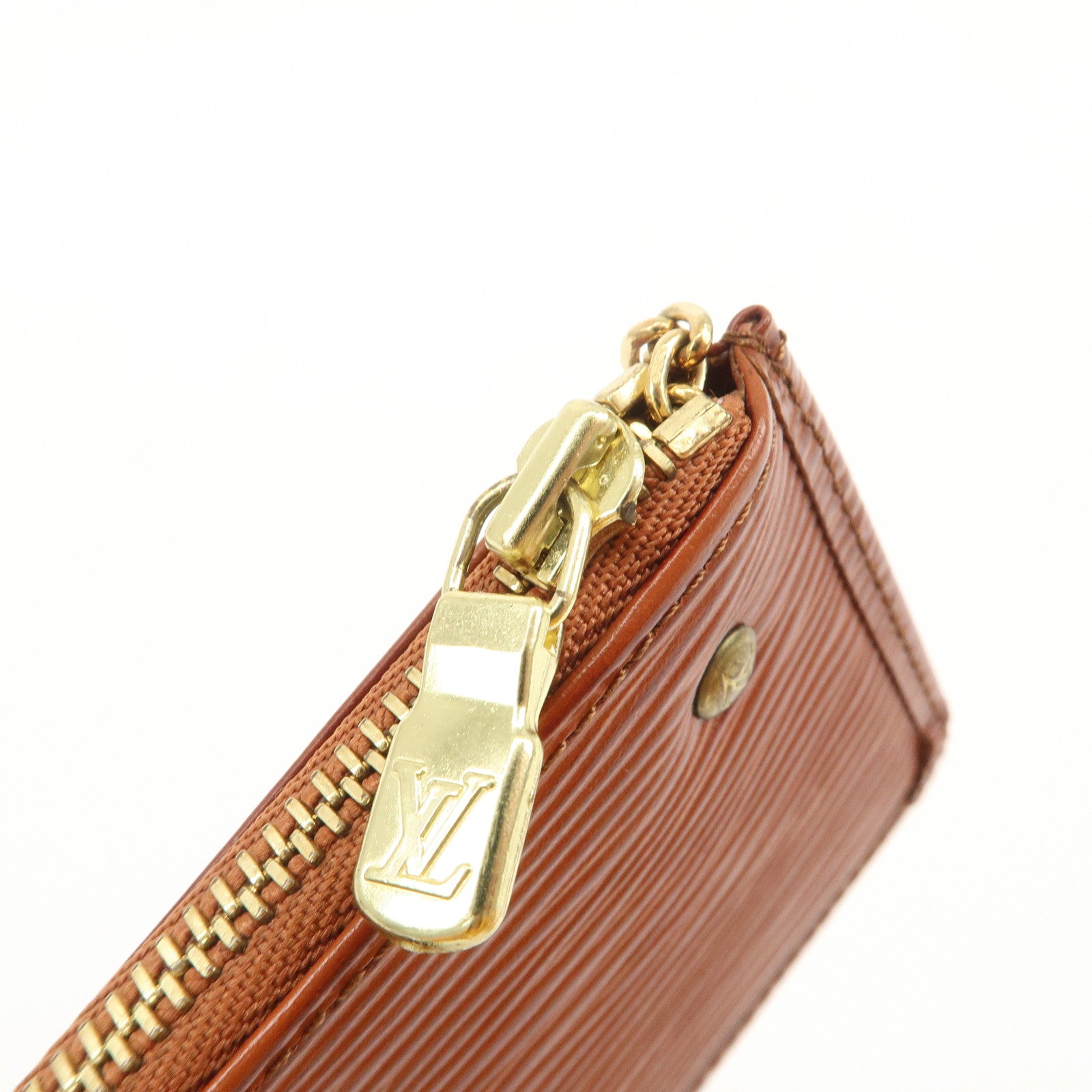 Louis Vuitton Epi Pochette Cles Coin Case Kenya Brown M63803