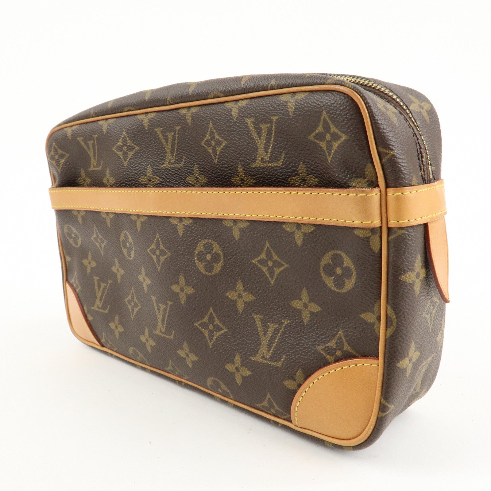 Louis Vuitton Monogram Compiegne 28 Pouch Clutch Bag M51845 Used