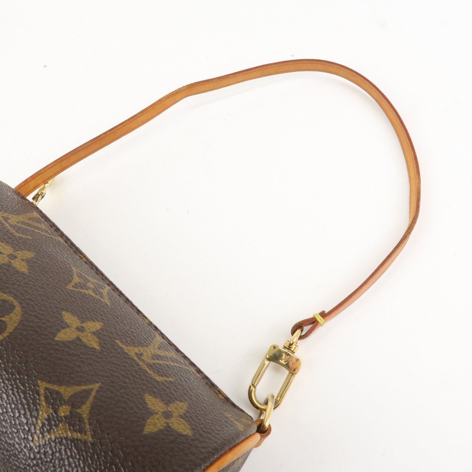 Louis Vuitton Set of 2 Monogram Mini Pouch for Papillon Bag Brown Used