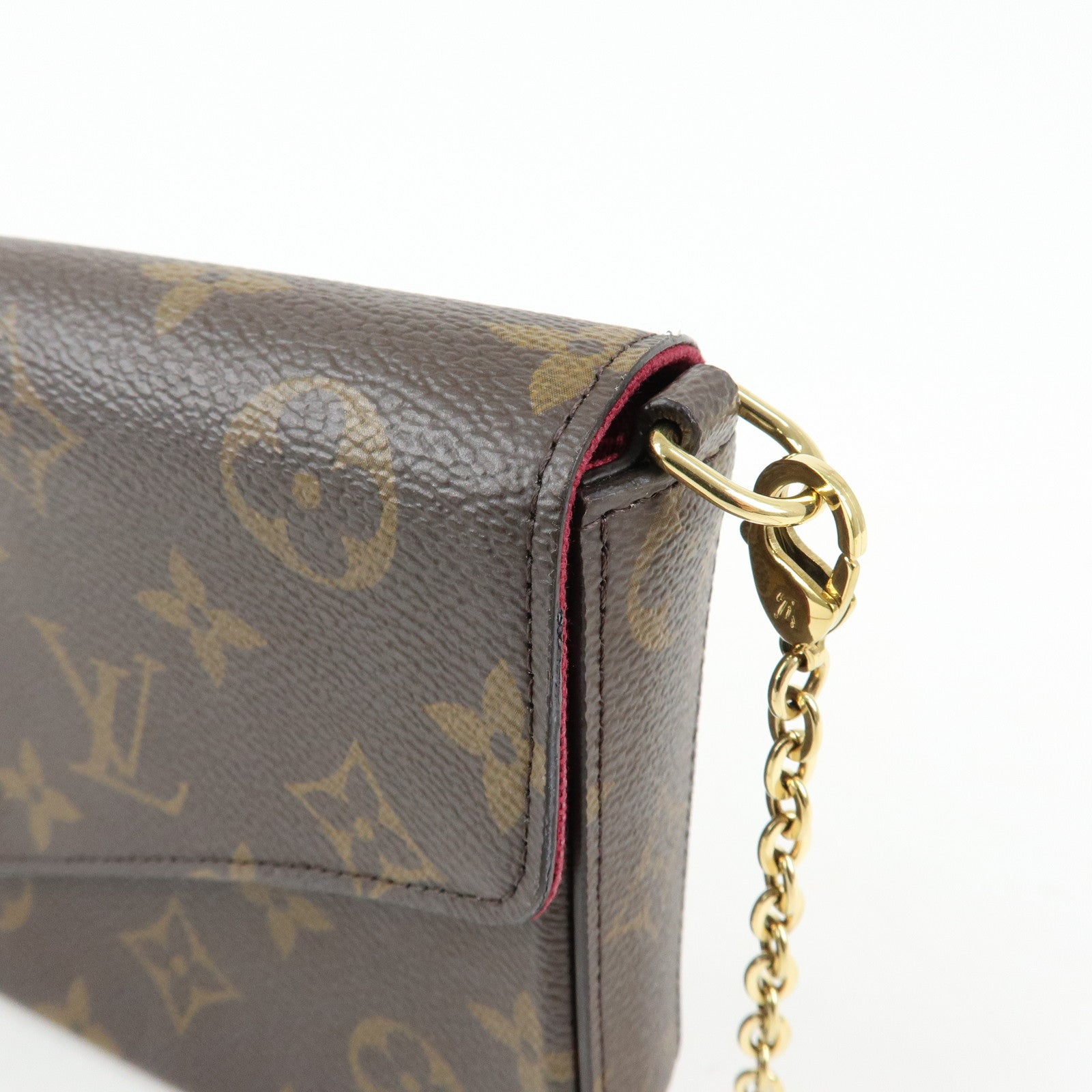 Louis Vuitton Monogram Pochette Felicie Shoulder Bag Brown M61276